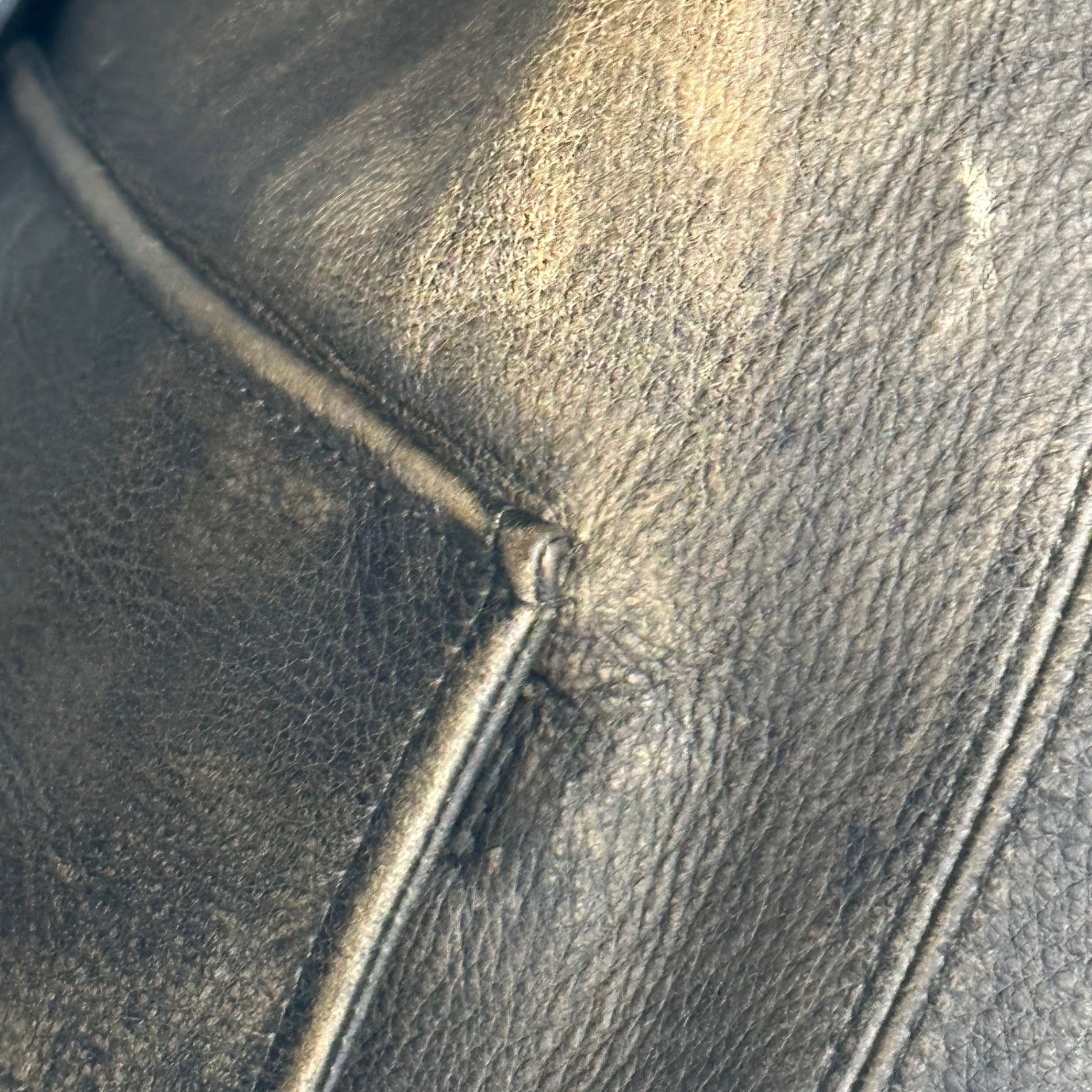 RRL(ダブルアールエル) Double-Breasted Mouton Leather Car Coat ダブルブレスト ムートン レザー カー コート L ブラウン