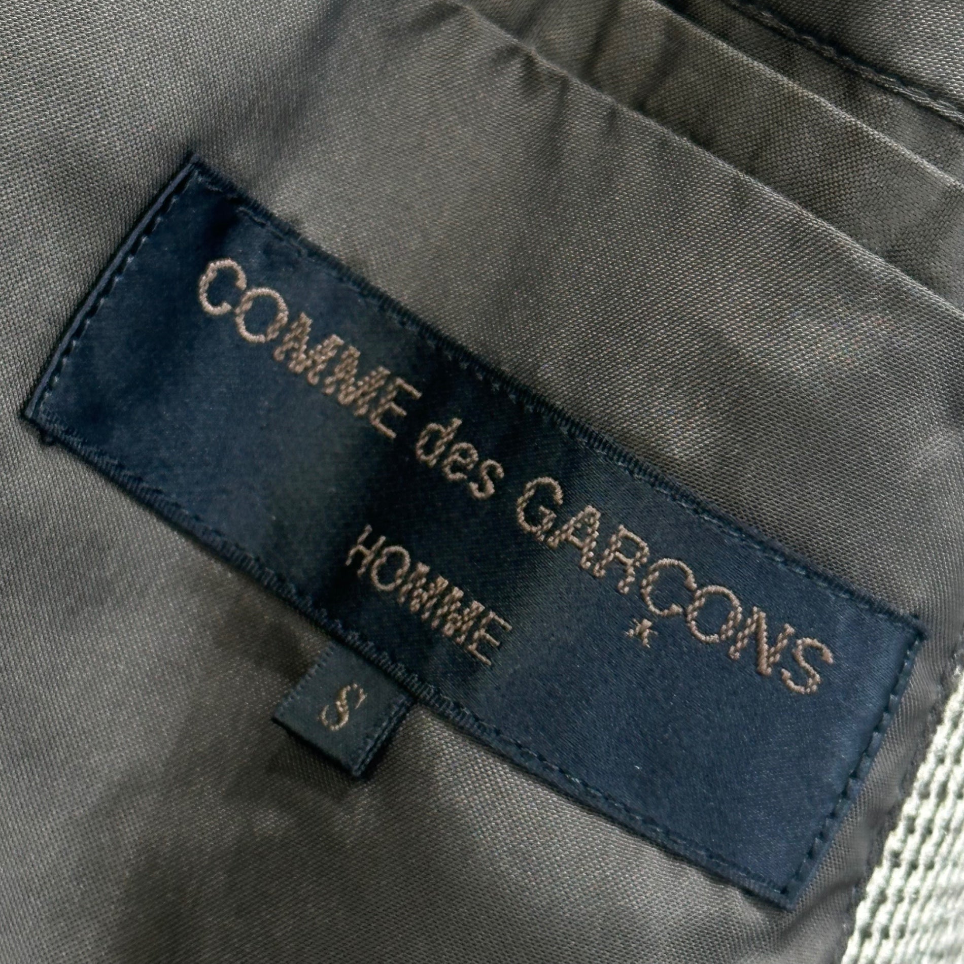 COMME des GARCONS HOMME(コムデギャルソンオム) 95AW Houndstooth 3B Tailored Jacket 田中オム 千鳥柄 3B テーラード ジャケット HJ-08022 S ベージュ AD1995 90's 90年代