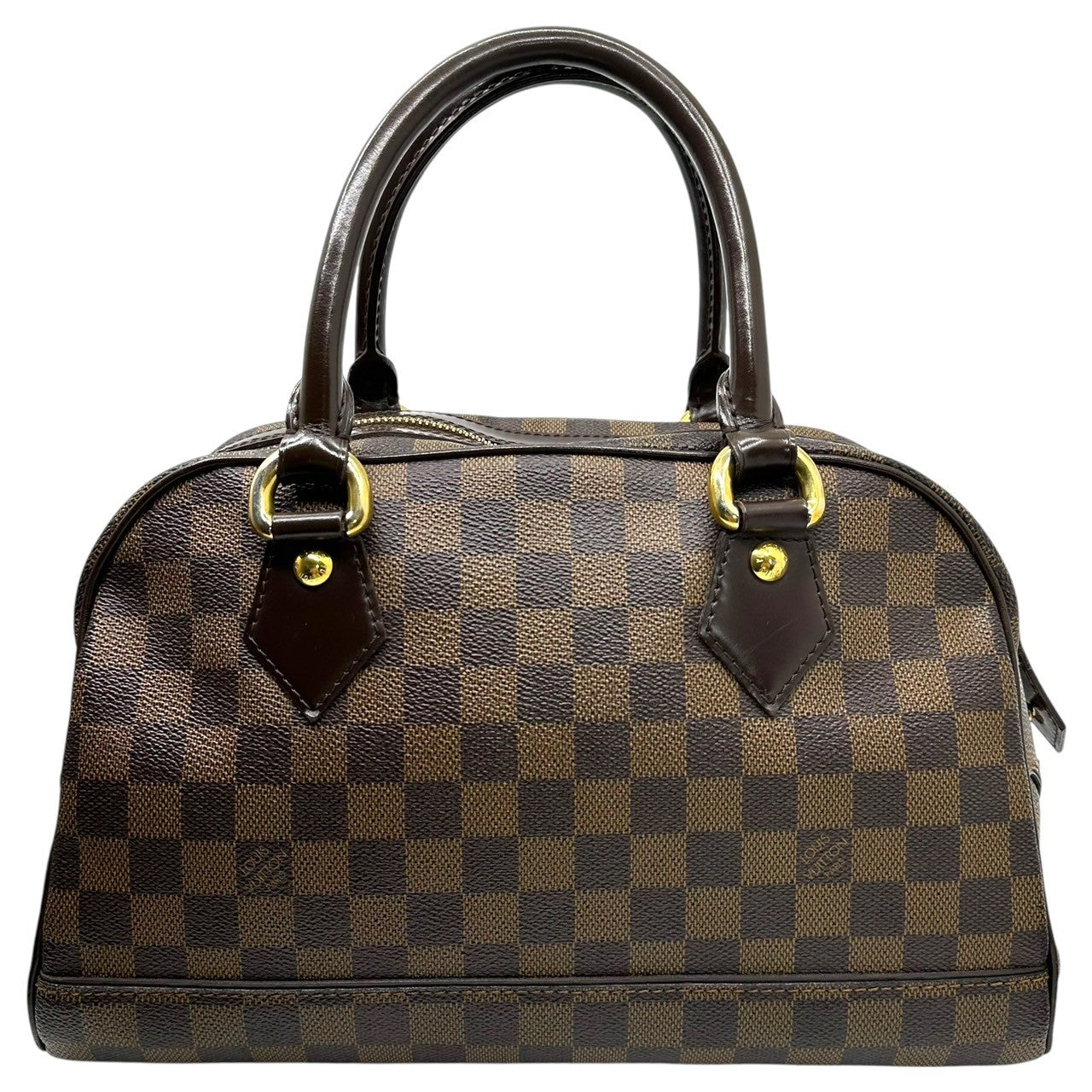 LOUIS VUITTON(ルイヴィトン) ドゥオモ ダミエ ハンド バッグ 型番：N60008 製造番号：CA2098 ブラウン×ブラック ミニ ボストン
