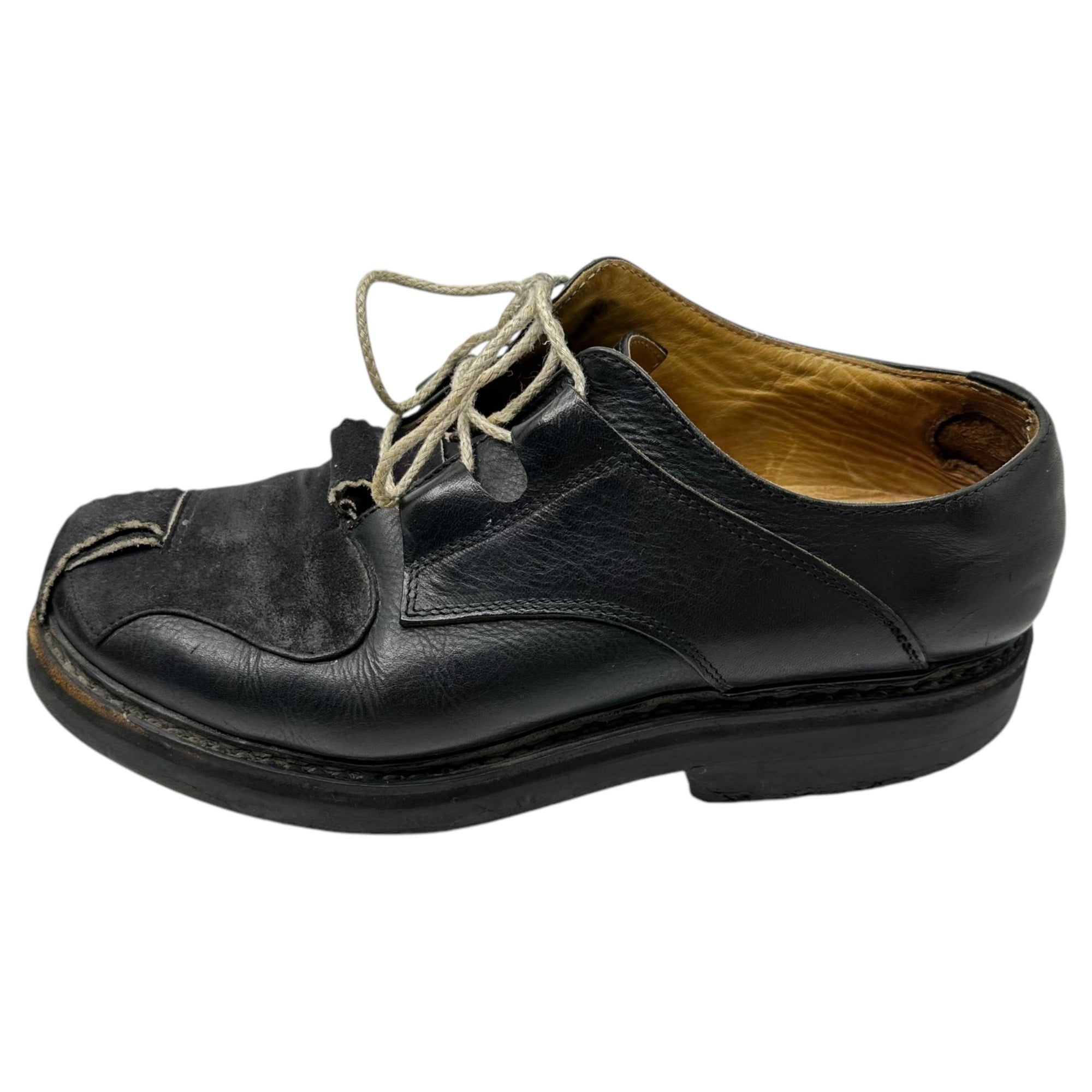 JOHN MOORE(ジョンムーア) Toe Strap Patch Combat Shoes トゥー
