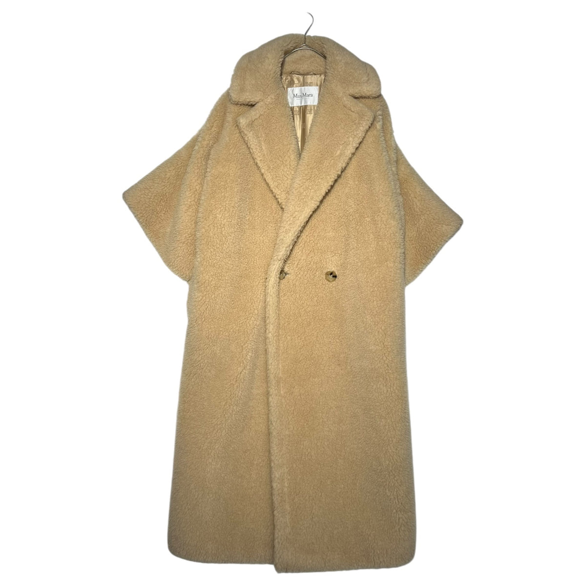 MAX MARA(マックスマーラ) キャメルxウールxシルク テディベア  