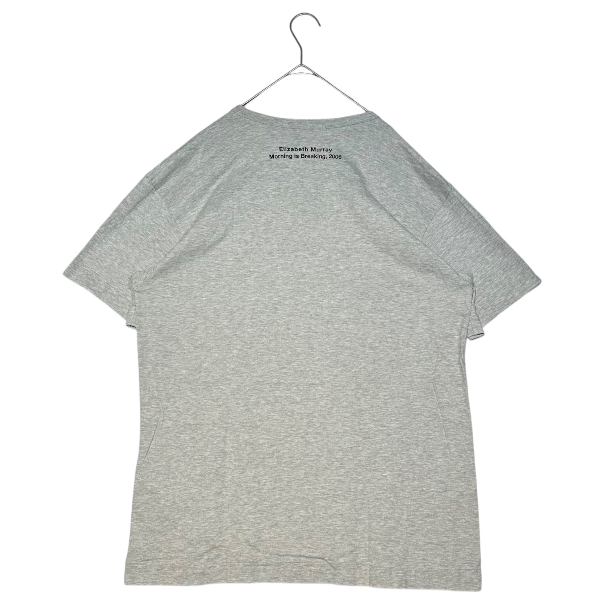 COMME des GARCONS(コムデギャルソン) Elizabeth MURRAY Print T-Shirt エリザベスマレー プリント Tシャツ OC-T017 L グレー×マルチカラー AD2009 男性着用可能