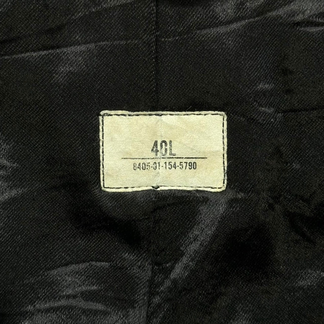US NAVY(アメリカ海軍) 80's DSCP P coat メルトン ウール Pコート 8405-01-154-5790 40 L ブラック