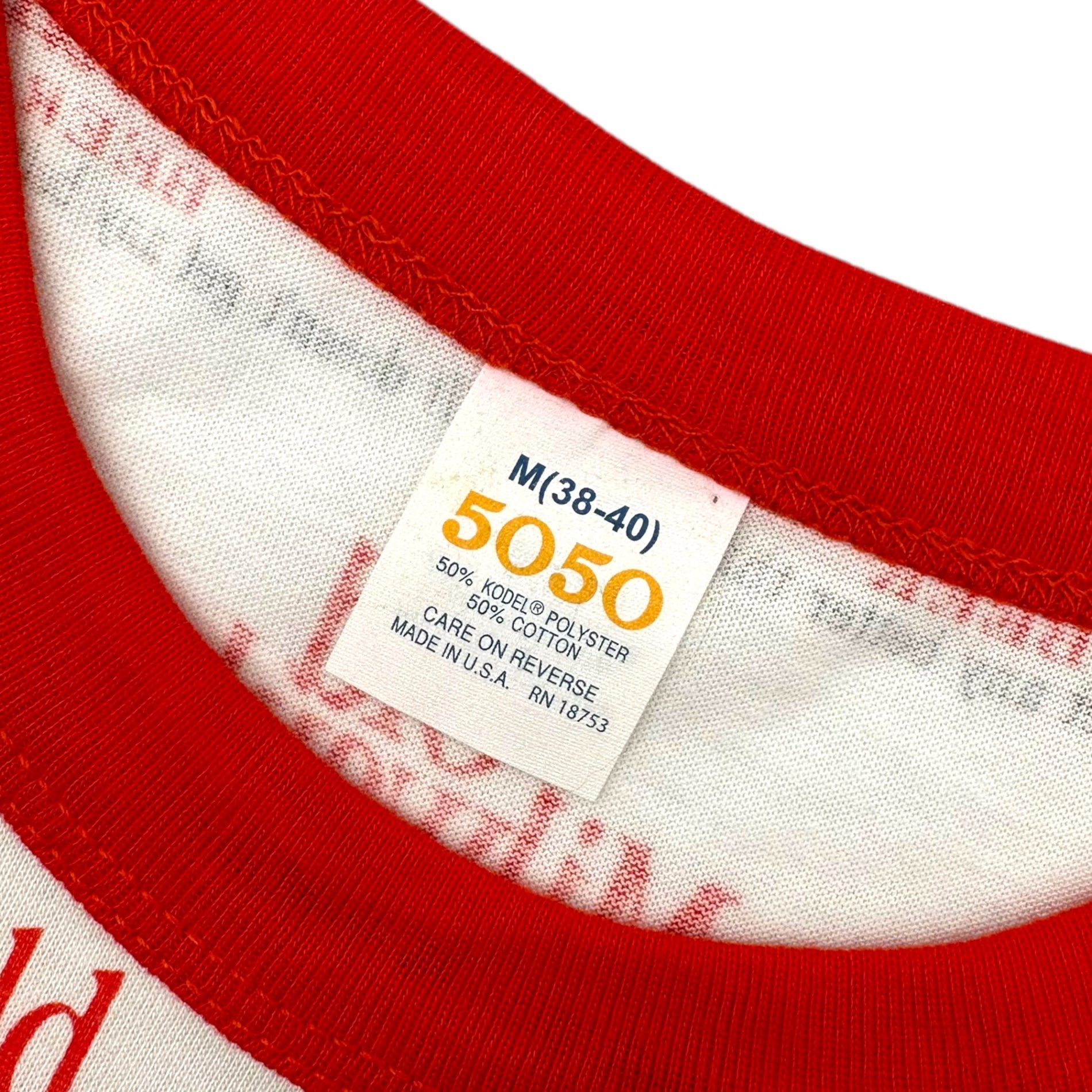 VINTAGE(ヴィンテージ) 70~80's OLD MILWAUKEE T-Shirt 70年 80年代 オールド ミルウォーキー Tシャツ M ホワイト×レッド 50/50