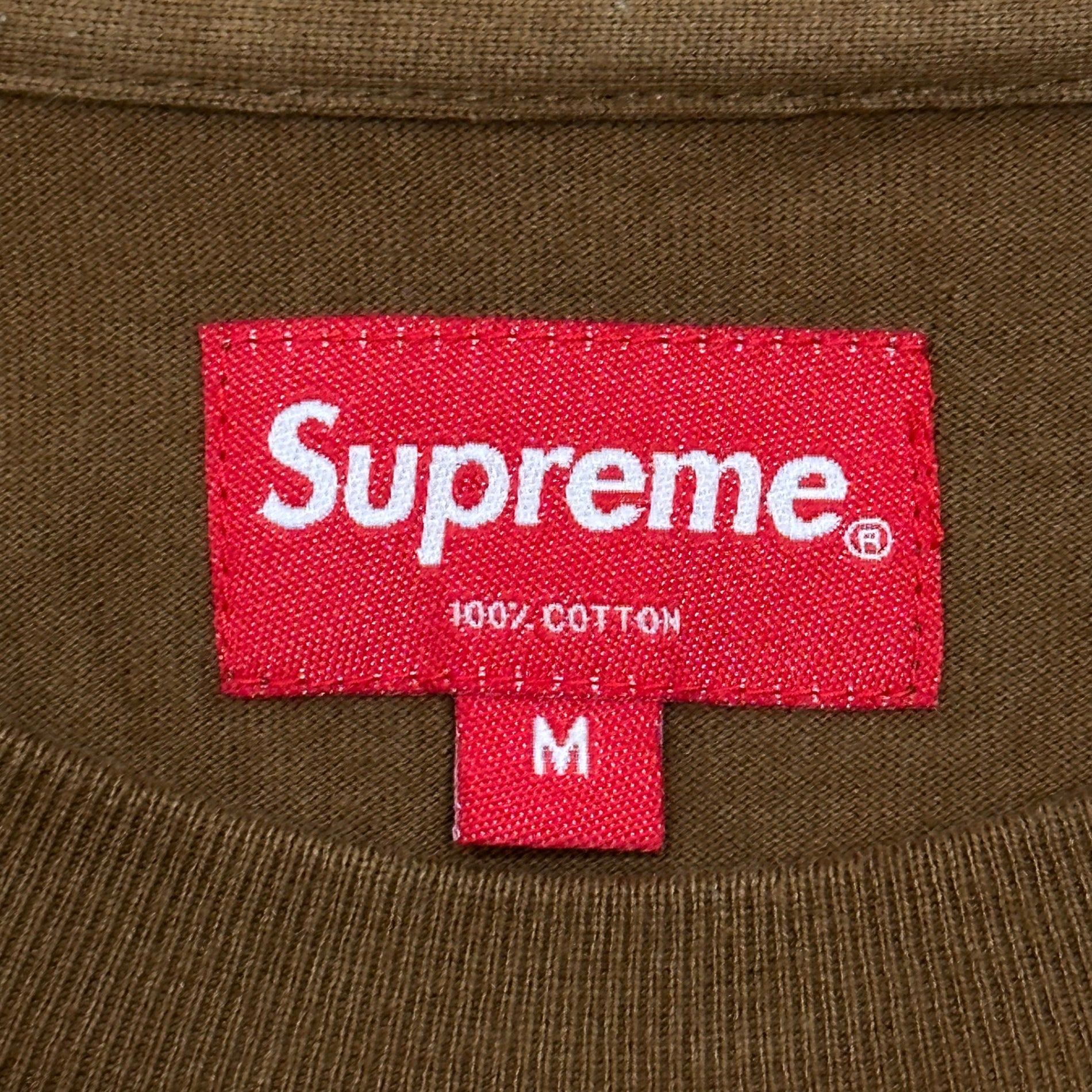 SUPREME(シュプリーム) 18AW Floral Logo Tee フローラル ロゴ Tシャツ M ブラウン 18FW