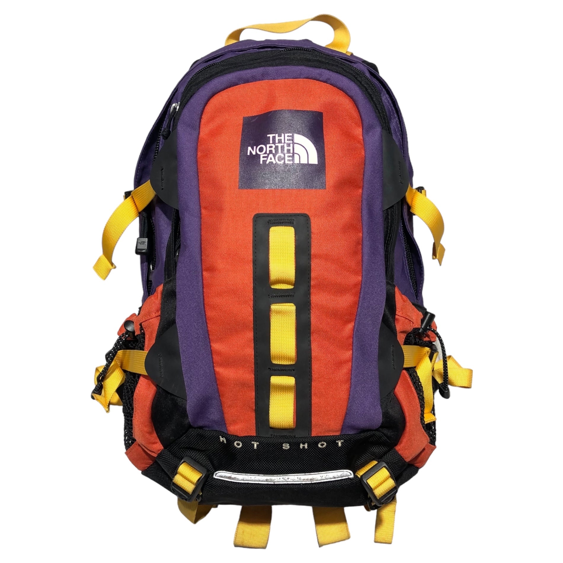 THE NORTH FACE(ノースフェイス) HOT SHOT SE SMALL backpack リュック NM07006 33L レッド×パープル バックパック リュック 廃版モデル