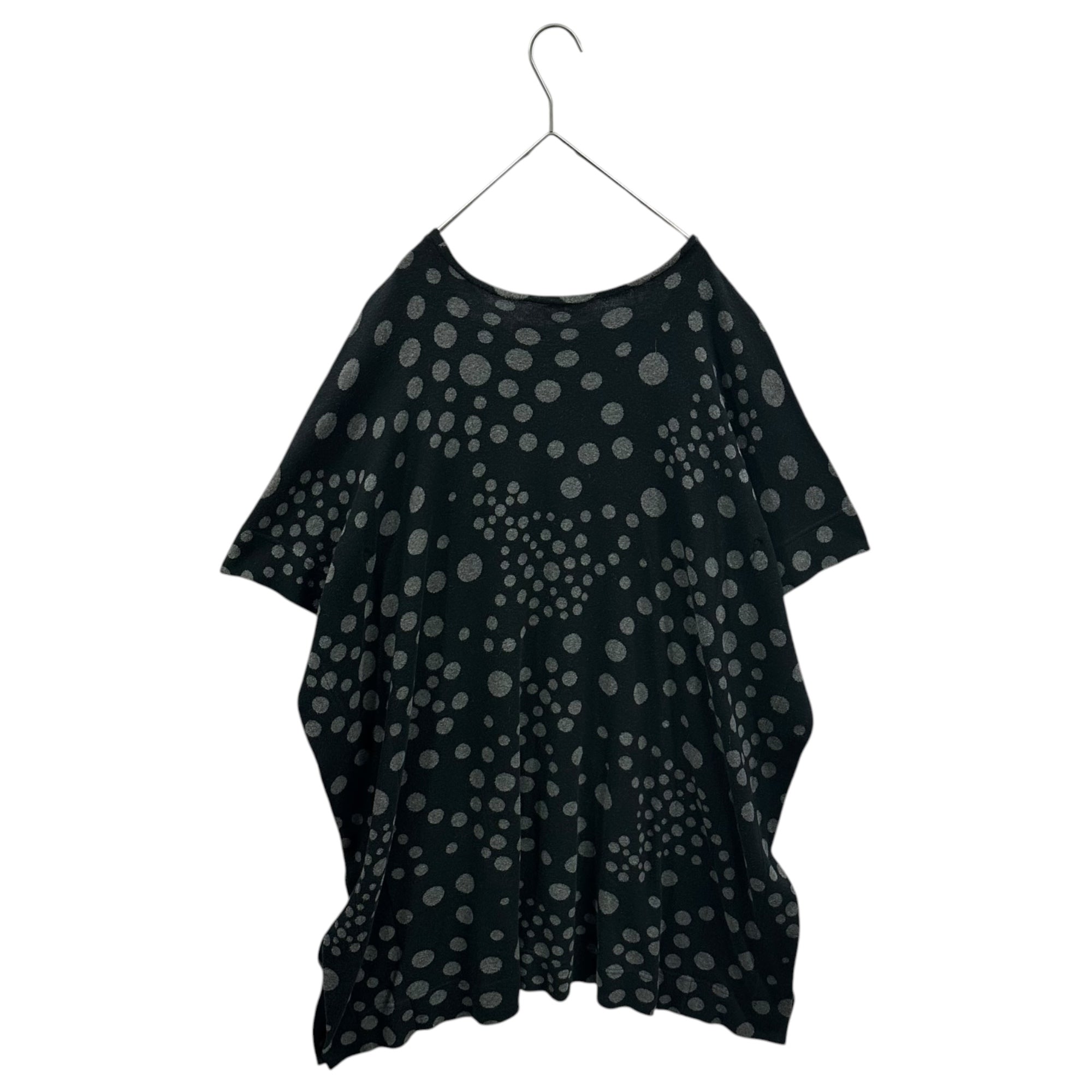 Vivienne Westwood RED LABEL CHOICE(ヴィヴィアンウエストウッドレッドレーベルチョイス) Random dot pattern sweatshirt dress ランダム ドット柄 スウェット ワンピース 16-55-571002 2(M程度) ブラック×グレー