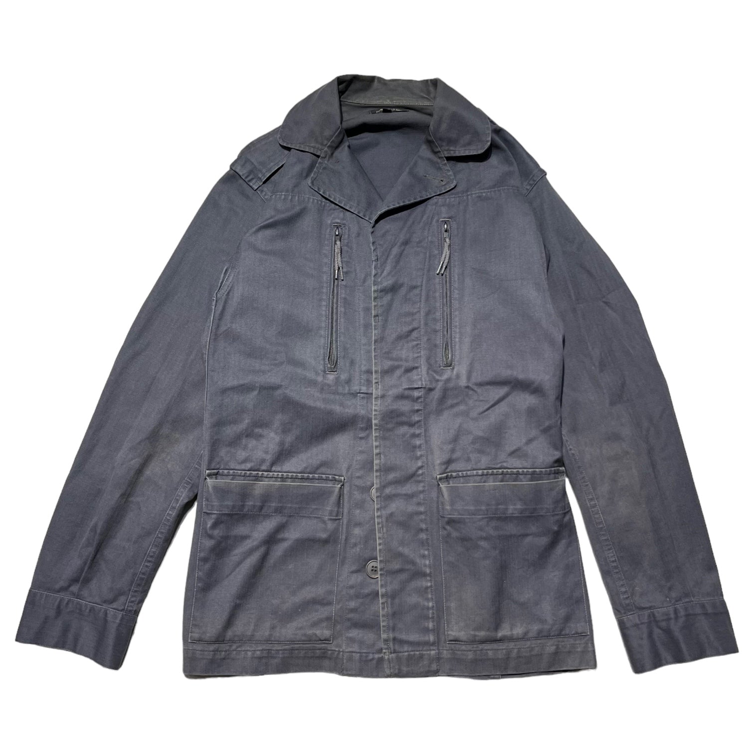 A.P.C.(アーペーセー) 00's French military style jacket フレンチ ミリタリー スタイル ジャケット M グレー イーストバイウエスト期