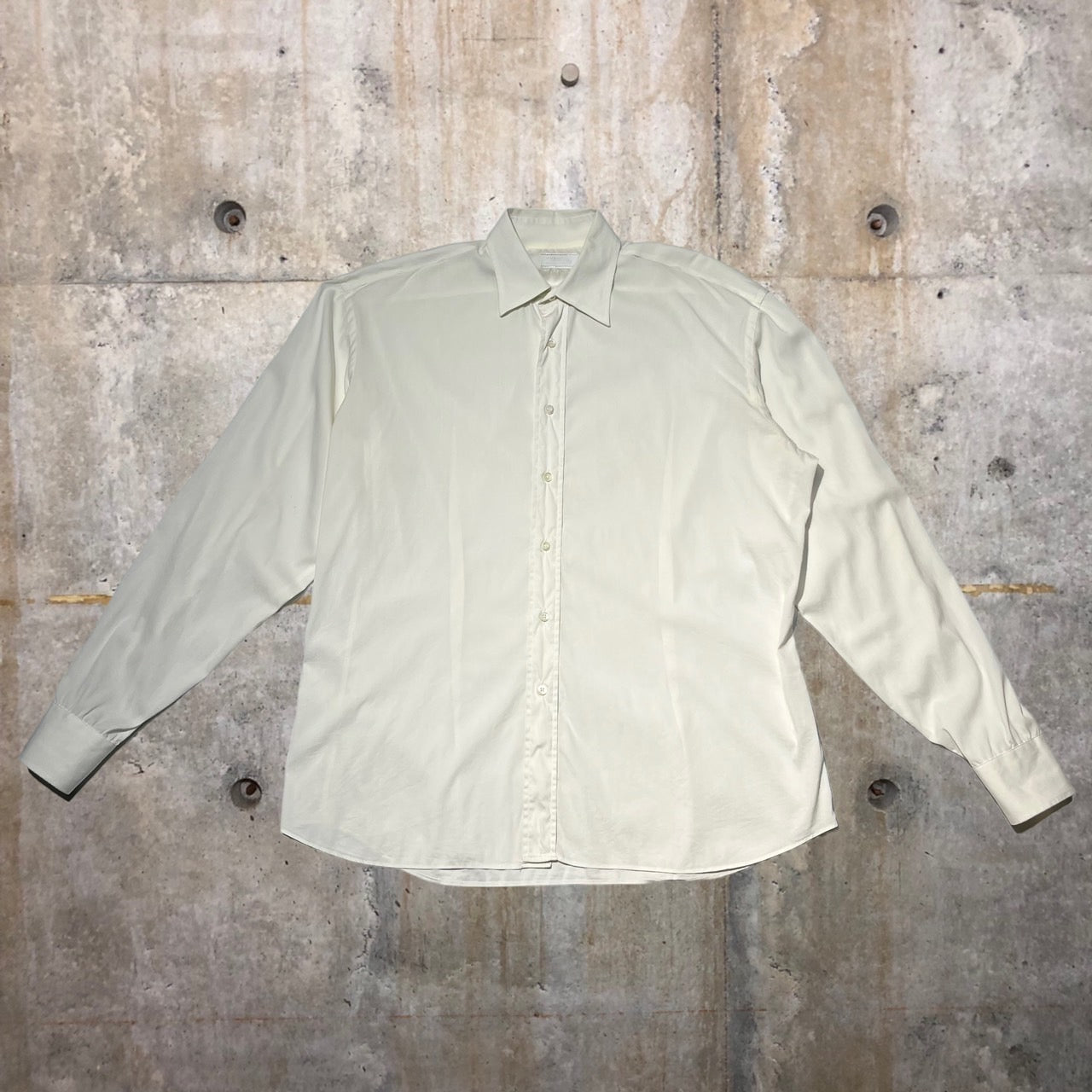 PRADA(プラダ) 00'sオーバーサイズシャツ 41/16(XLサイズ程度) ホワイト 07SS~ Archive アーカイブ