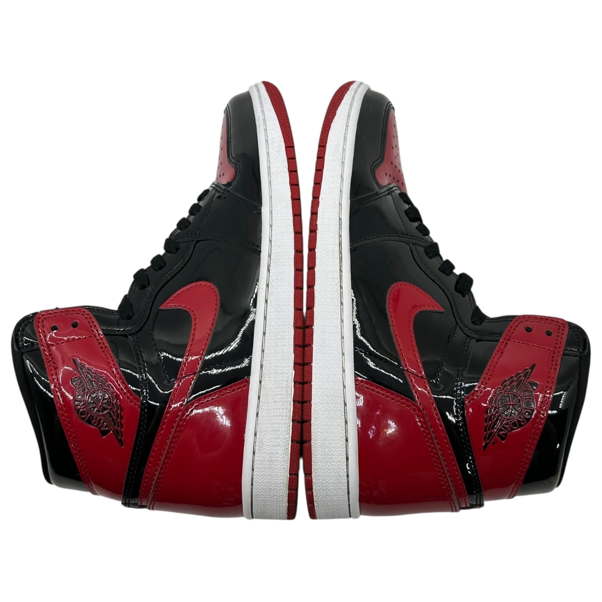 NIKE(ナイキ) Air Jordan 1 High OG "Patent Bred" エアジョーダン1 ハイ パテント ブレッド 555088-063 27cm ブラック×レッド ハイカット スニーカー