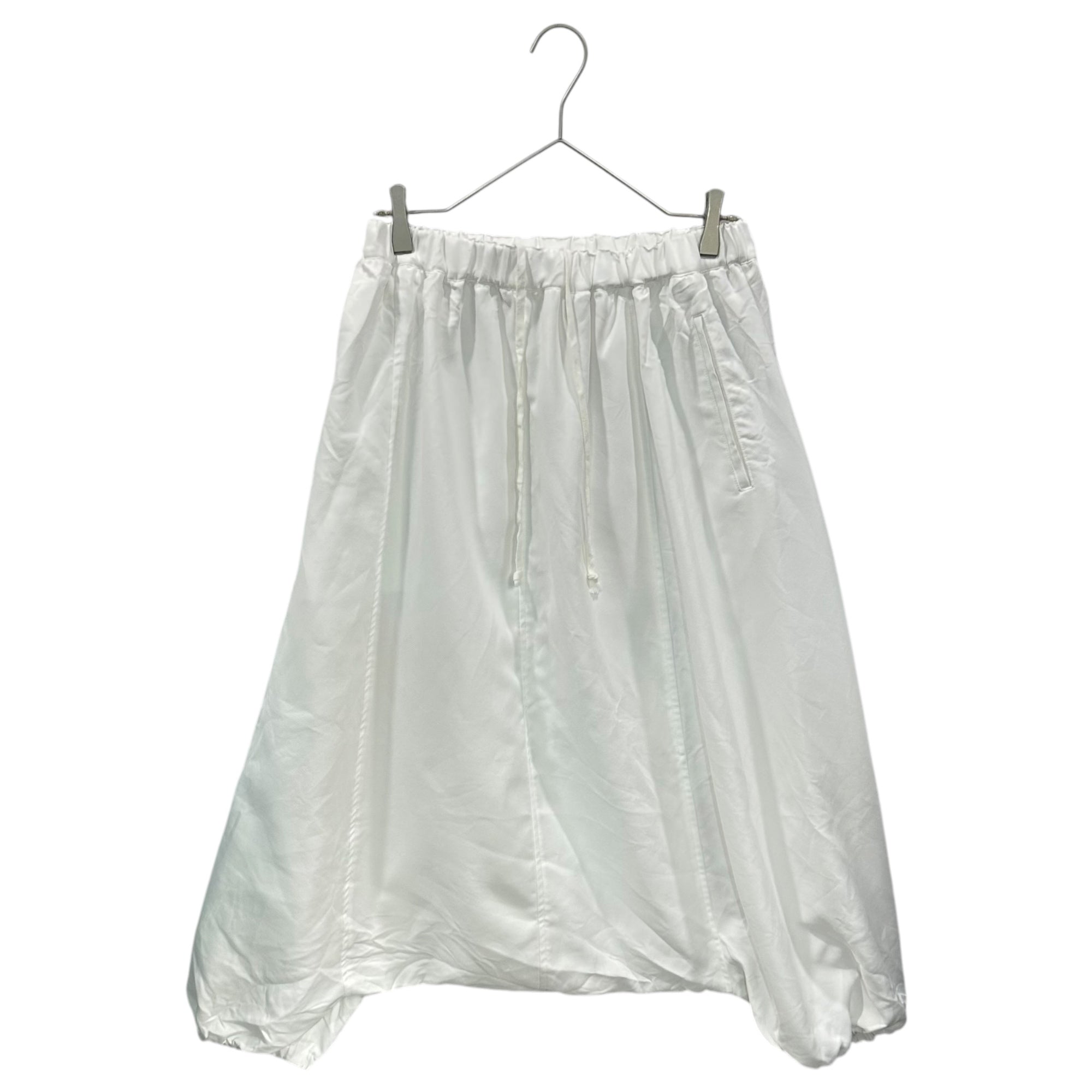 COMME des GARCONS(コムデギャルソン) 2026SS Wide Sarouel Pants ワイド サルエル パンツ GQ-P020 S ホワイト AD2025 男性着用可能