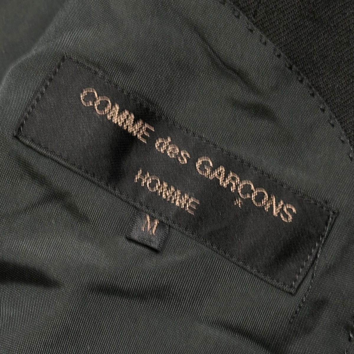 COMME des GARCONS HOMME(コムデギャルソンオム) 1980's Vintage Double-Breasted Wool Jacket ヴィンテージ ダブルブレスト ウール  ジャケット HS-05004M M ブラック AD表記無 80年代 アーカイブ 川久保玲本人期