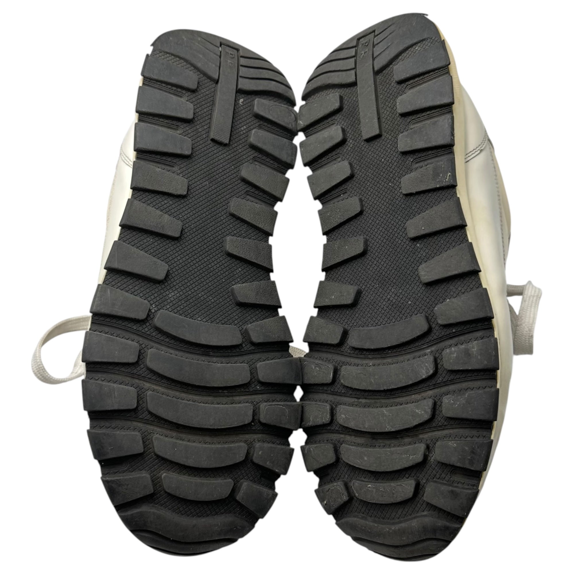 PRADA(プラダ) RE-NYLON Sneakers リナイロン トライアングル ロゴ レースアップ ローカット スニーカー 2EG 406 6 1/2(25.5cm〜26.0cm) ホワイト