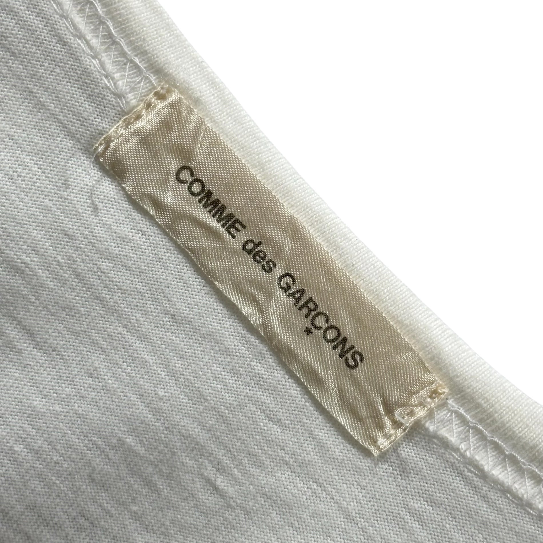 COMME des GARCONS(コムデギャルソン) 2000AW Striped Camouflage Cross Design Crew Neck T-Shirt ストライプ カモフラ クロス デザイン クルーネック Tシャツ GT-100720 FREE ホワイト×ブルー×カーキ AD2000