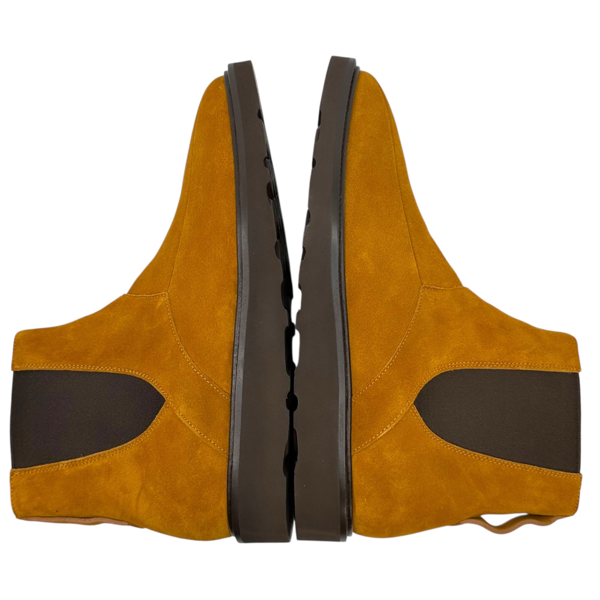 NEEDLES(ニードルズ) SQUARE TOE CHELSEA BOOT スクエアトゥ スウェード サイドゴア ブーツ 41(約26.5-27cm) ブラウン チェルシー