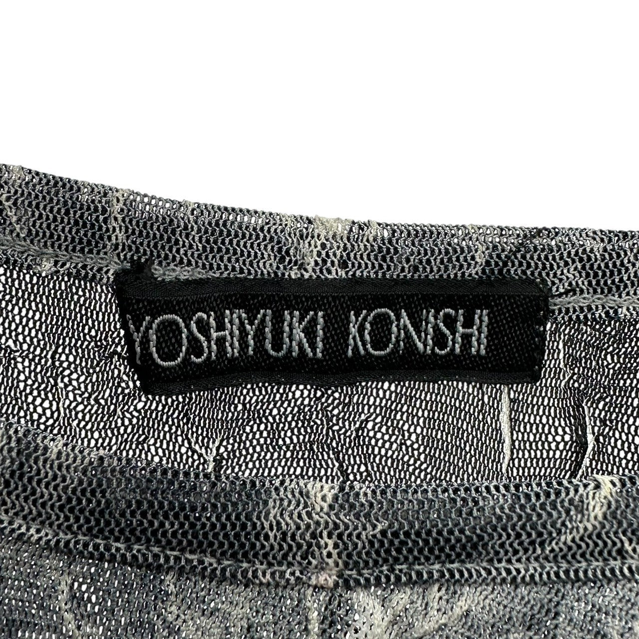 YOSHIYUKI KONISHI(ヨシユキコニシ) Powernet short-sleeved cut and sewn パワーネット 半袖 カットソー ネイビー