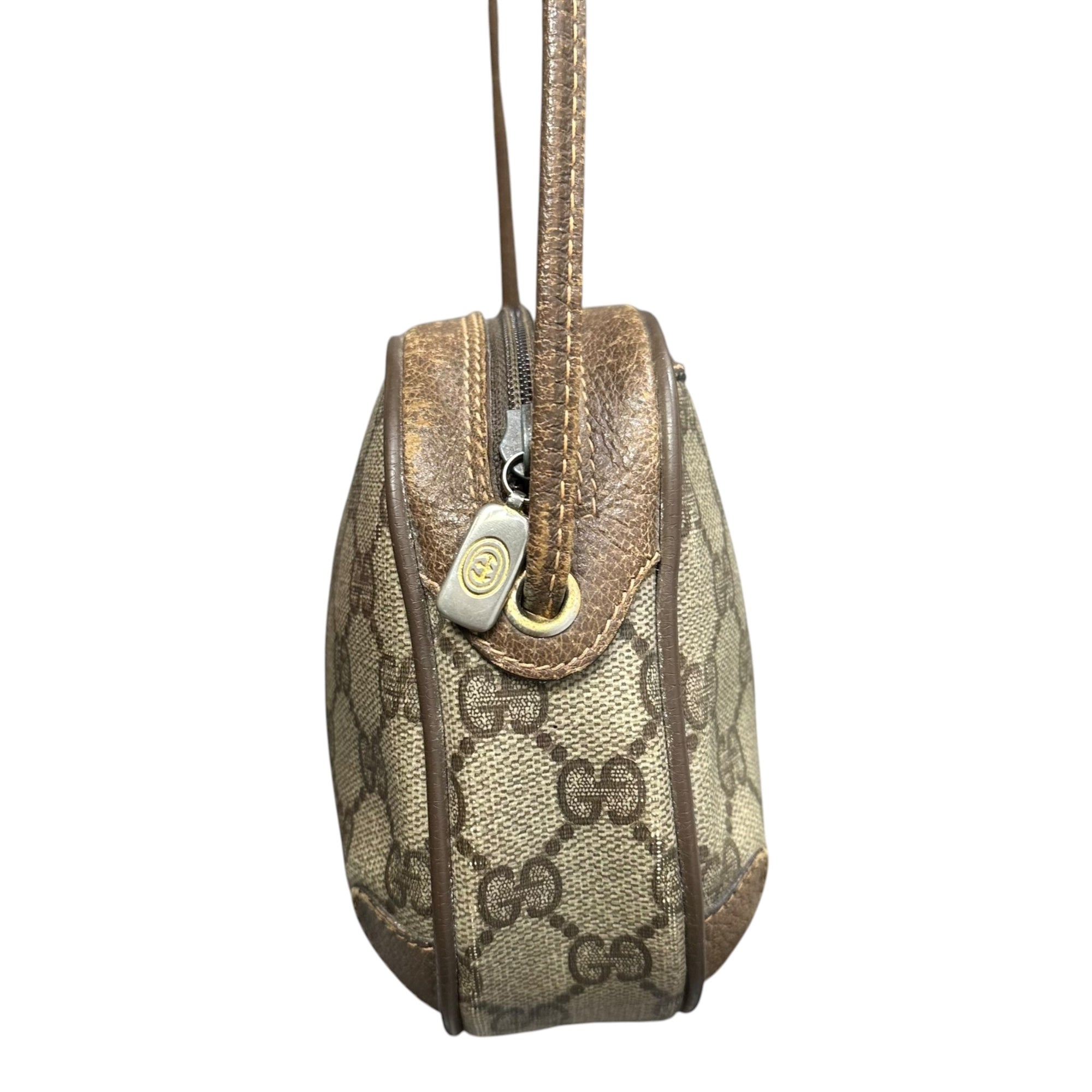 GUCCI(グッチ) 1970's~1980's GG Plus Sherry Line Shoulder Bag GGプラス シェリーライン ショルダー バッグ 89.02.066 ベージュ 70年代～80年代 ヴィンテージ OLD