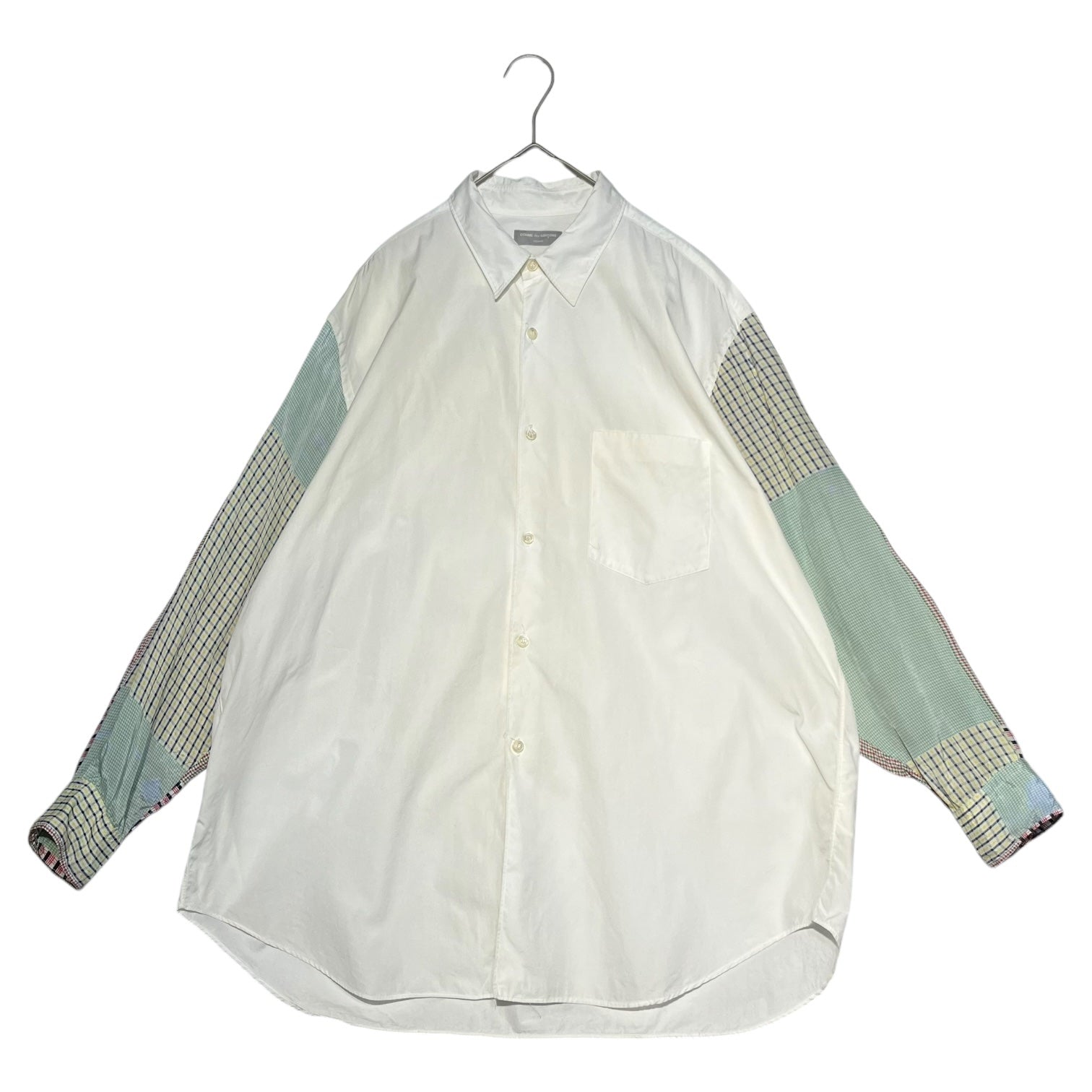 COMME des GARCONS HOMME(コムデギャルソンオム) 98SS Switchable sleeve overshirt 袖切替 オーバーシャツ 田中オム HB-020460 FREE（L程度) アイボリー AD1997