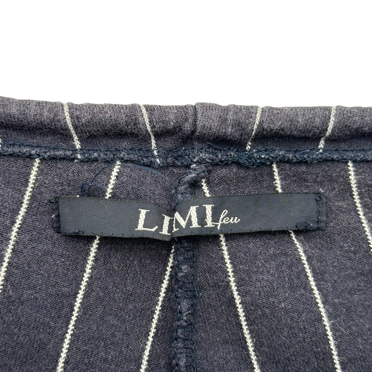 LIMI feu(リミフゥ) Side pocket striped easy pants サイドポケット ストライプ イージー パンツ FREE ネイビー