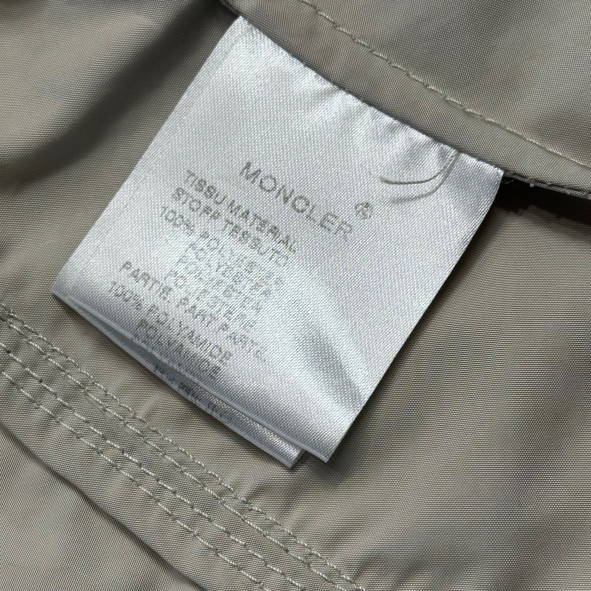 MONCLER(モンクレール) ERMITE Nylon Military-inspired jacket エルミット ナイロン ミリタリー インスパイア ジャケット 41024/00/69483 3(M程度) アイボリー スープリームスタグ