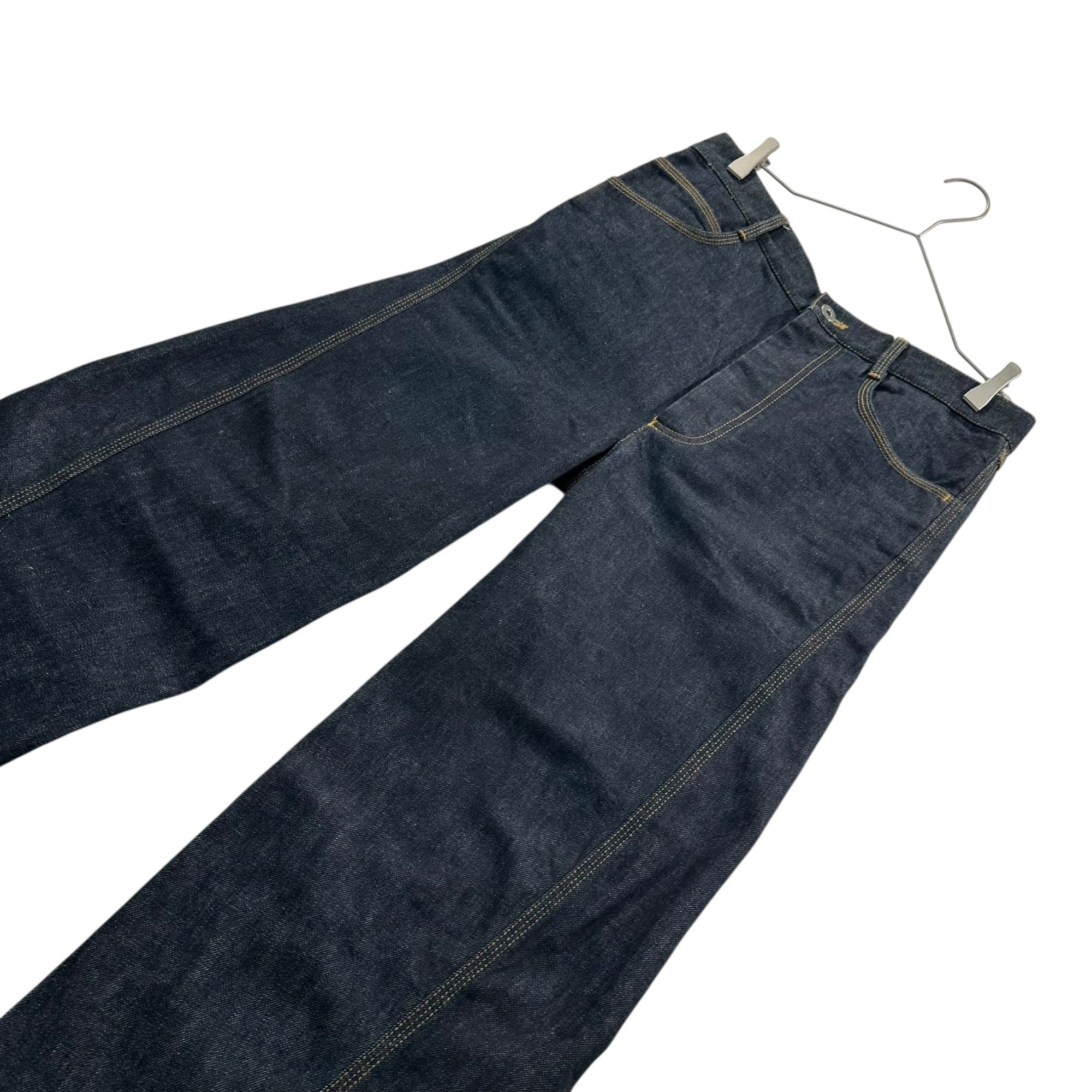 BOTTEGA VENETA(ボッテガヴェネタ) 20SS Fly Front Low-Rise Denim フライ フロント ローウエスト デニム パンツ C-EPBV-2020-1302 44 インディゴ 648703 V08Y0