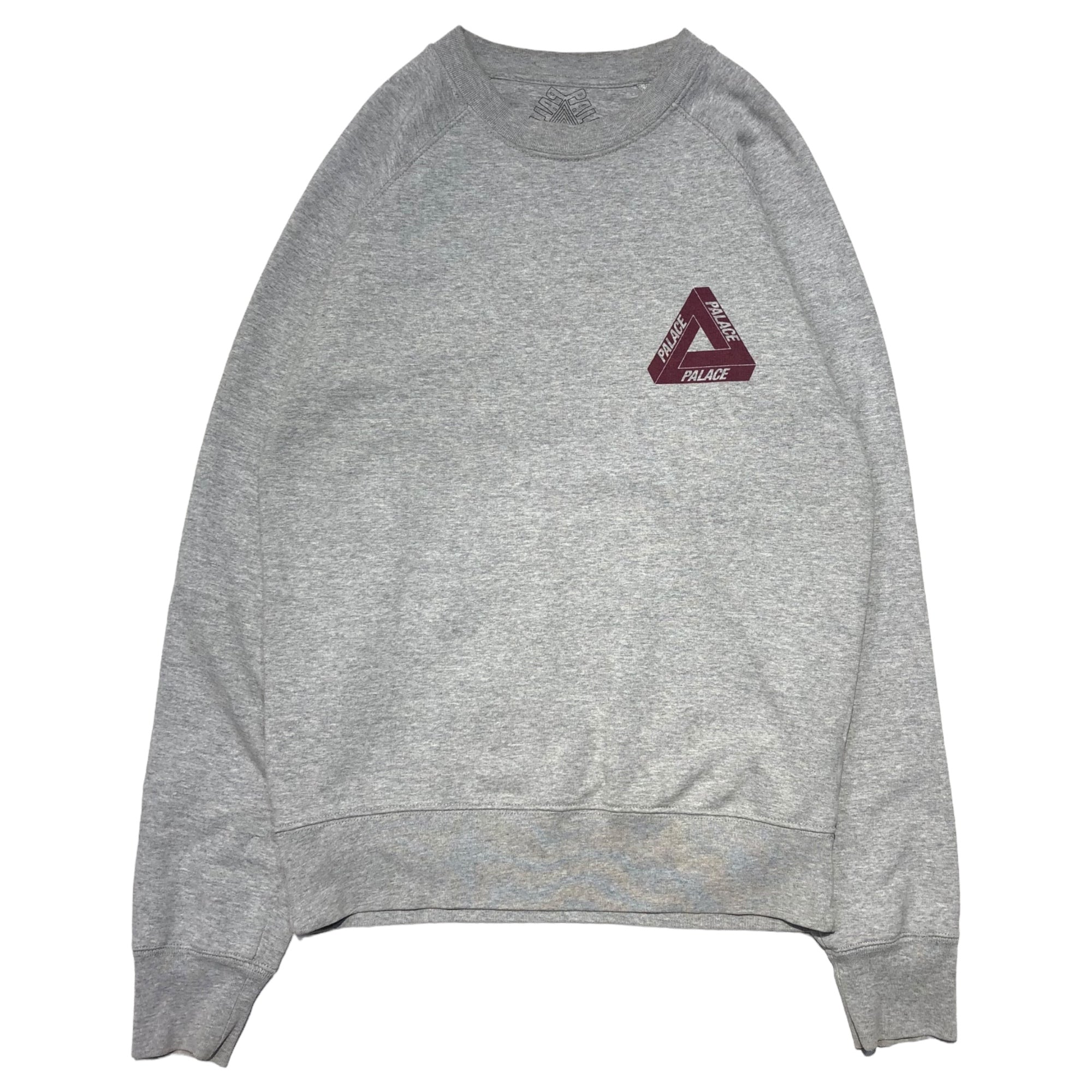 Palace(パレス) triangle logo sweatshirts トライアングル ロゴ スウェット S グレー
