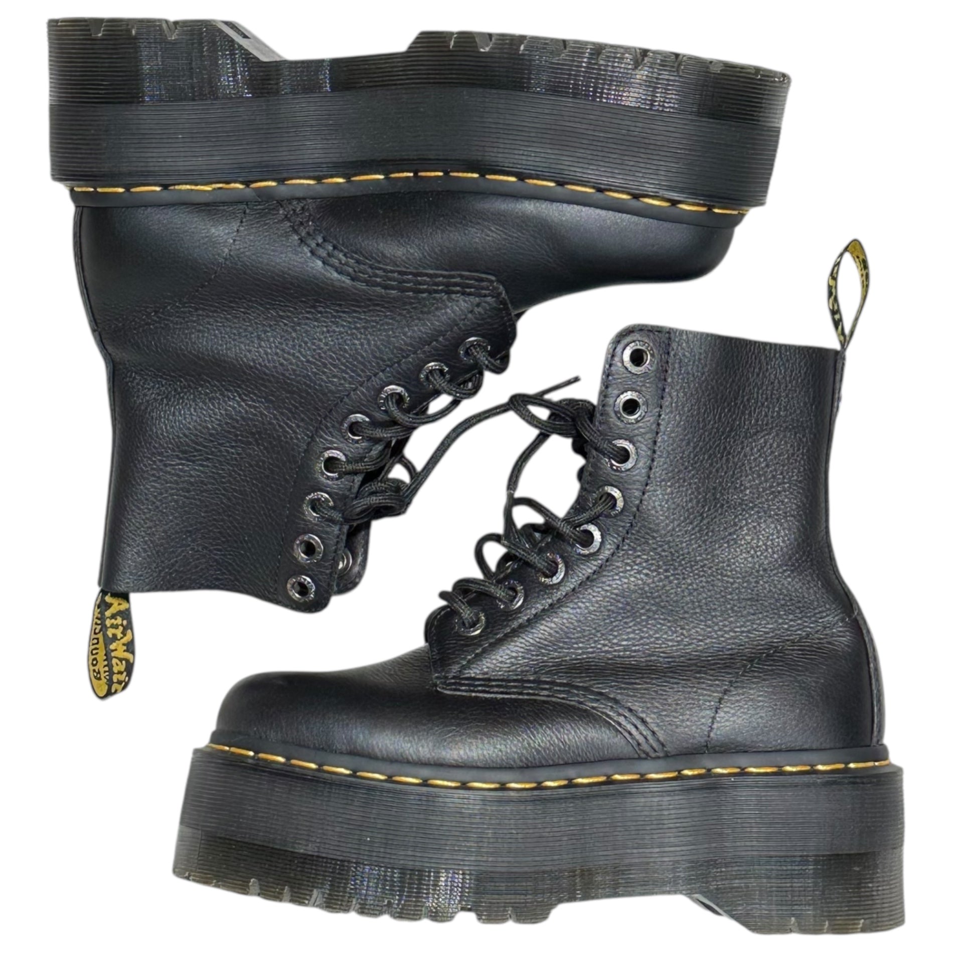 DR.MARTENS(ドクターマーチン) 1460 Pascal Max 8 Hole Boots プラットフォーム 8ホール ブーツ 1460 USL6(23cm) ブラック 厚底