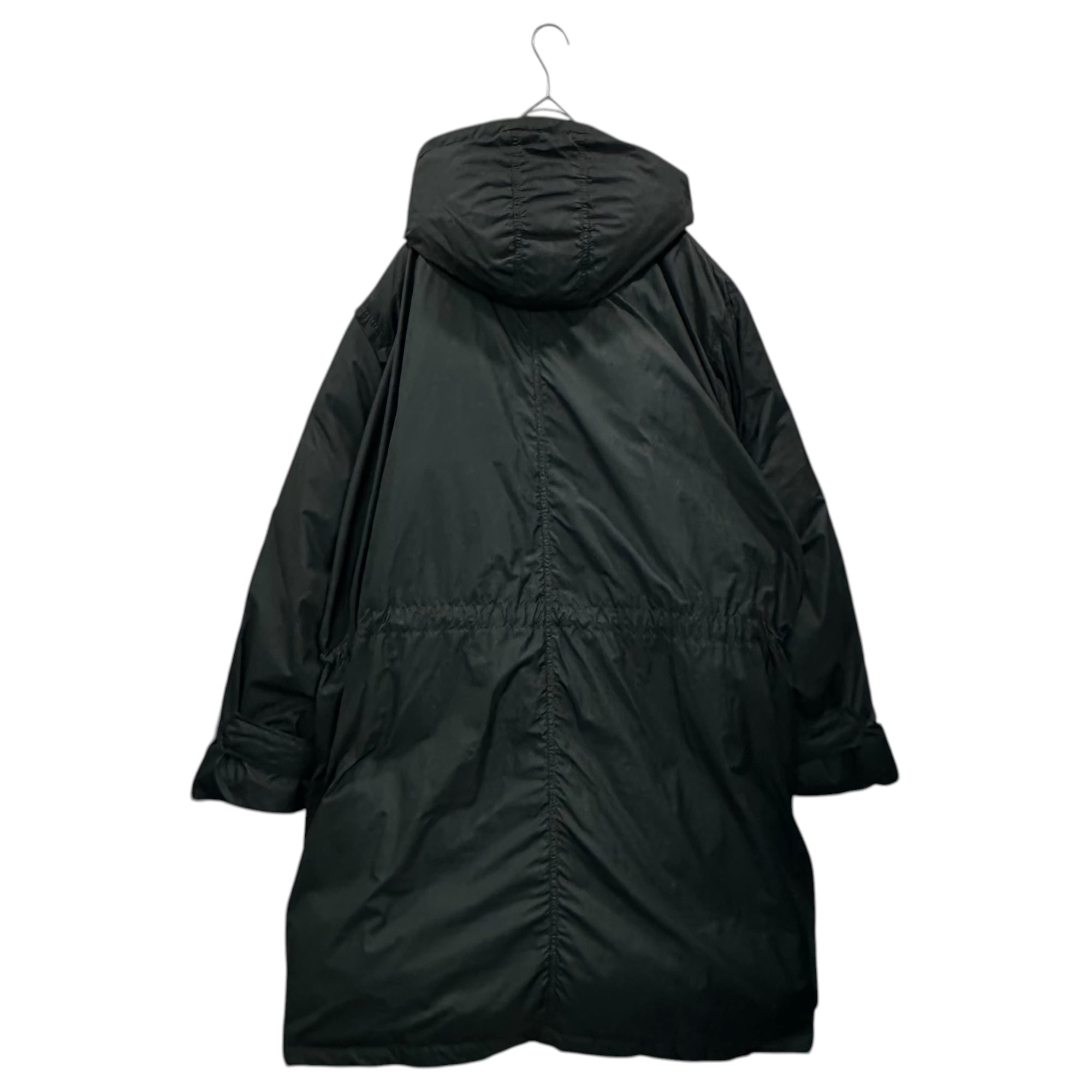 KATHARINE HAMNETT × DUVETICA(キャサリンハムネット × デュベティカ) Hooded Down Mods Coat フーデッド ダウン モッズコート KH-5 M ブラック 2018AW コラボモデル