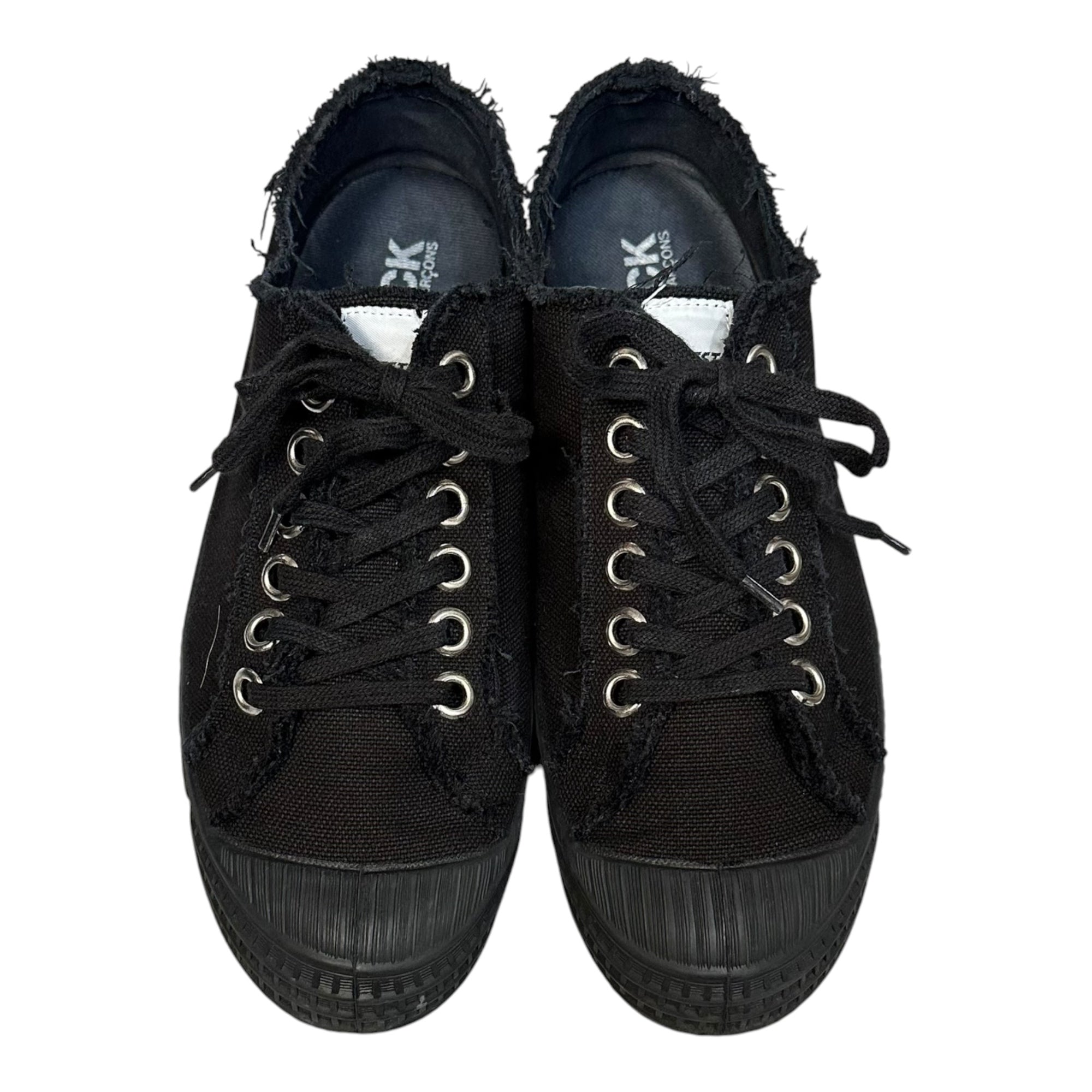 BLACK COMME des GARCONS(ブラックコムデギャルソン) × NOVESTA Star Master Low-top sneakers ノベスタ ノヴェスタ スターマスター ローカット スニーカー 41 ブラック