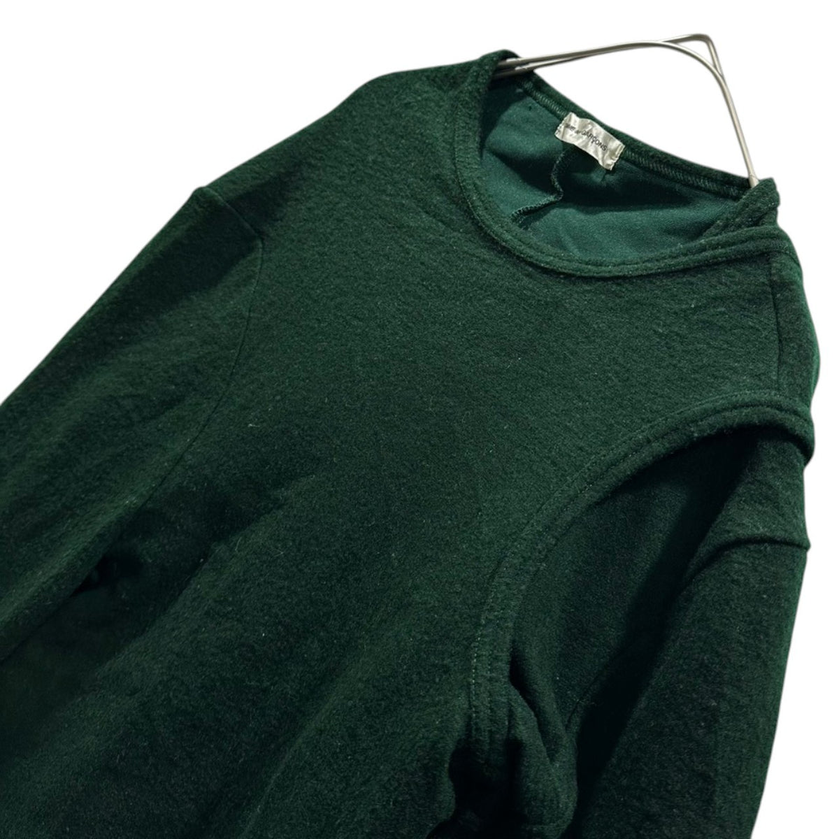 COMME des GARCONS(コムデギャルソン) 1996AW Short-Length Layered Cut-And-Sew ショート レングス 「 重ね 」 カットソー GT-040230 FREE グリーン AD1996 90s アーカイブ