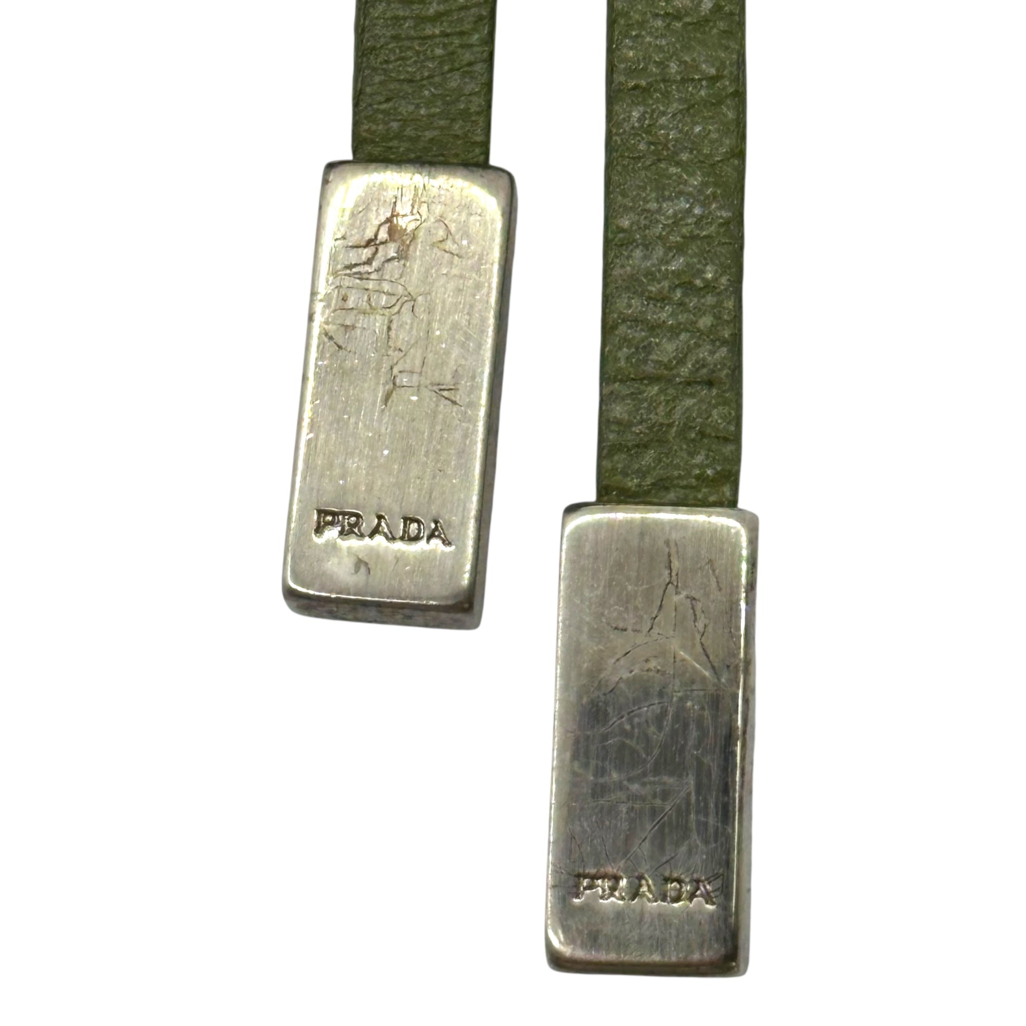 PRADA(プラダ) Leather Flower Choker Necklace レザー フラワー