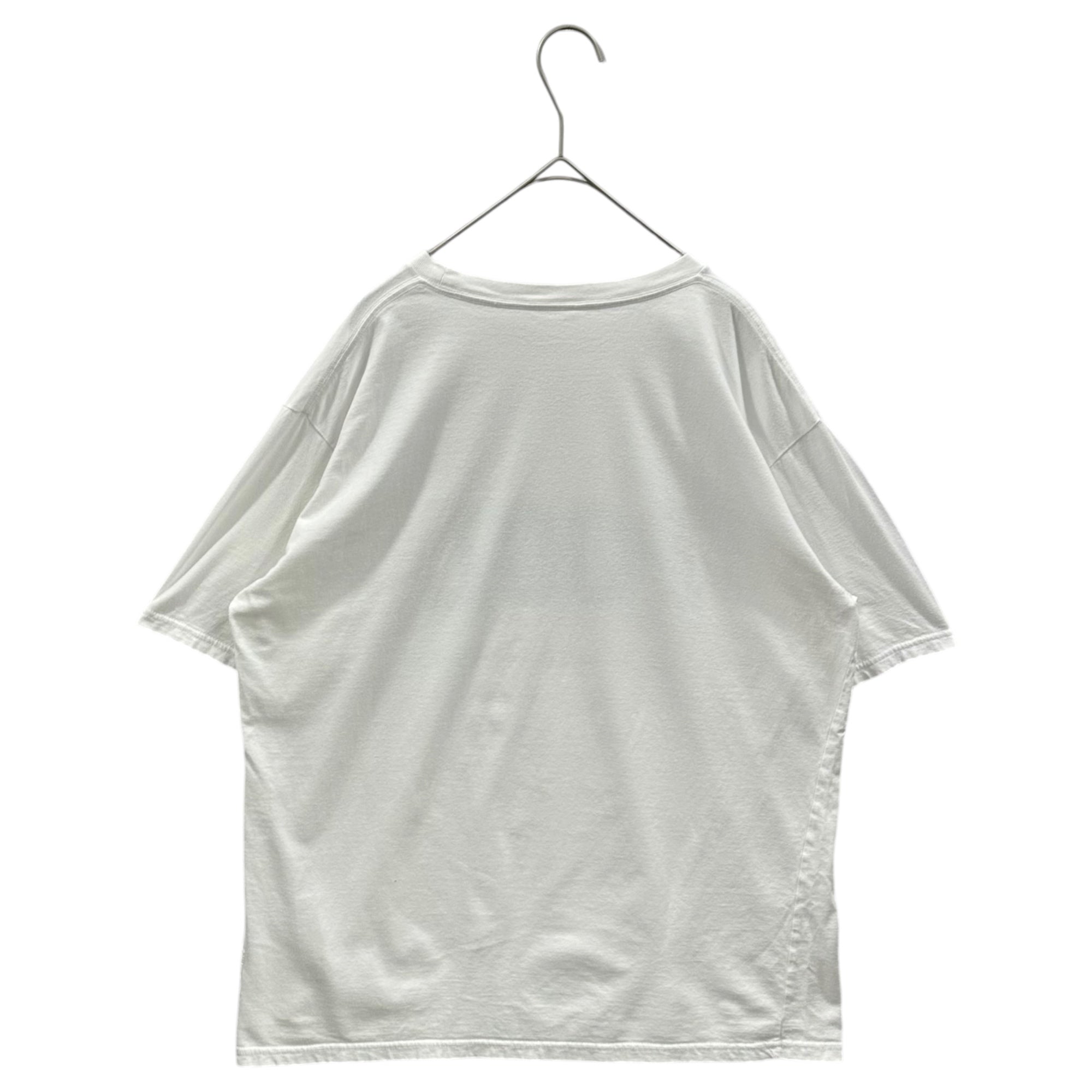 THE POOL AOYMA (ザプールアオヤマ)  Graphic print s/s T-shirt グラフィック プリント 半袖 Tシャツ S ホワイト×ネイビー