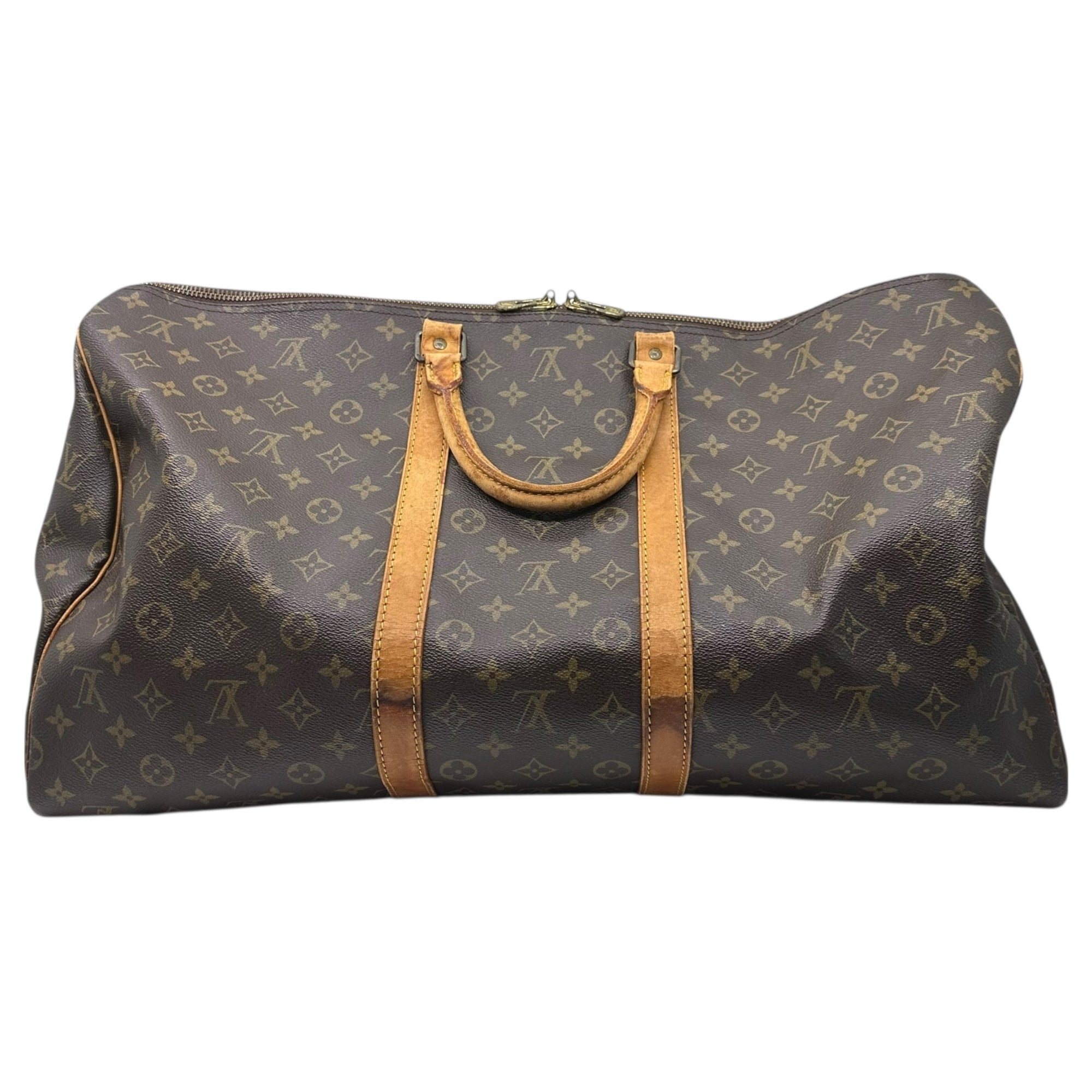 LOUIS VUITTON(ルイヴィトン) 80's Keypor 55 キーポル 55 55 ブラウン 1989年製造 80年代 ヴィンテージ ボストン バッグ