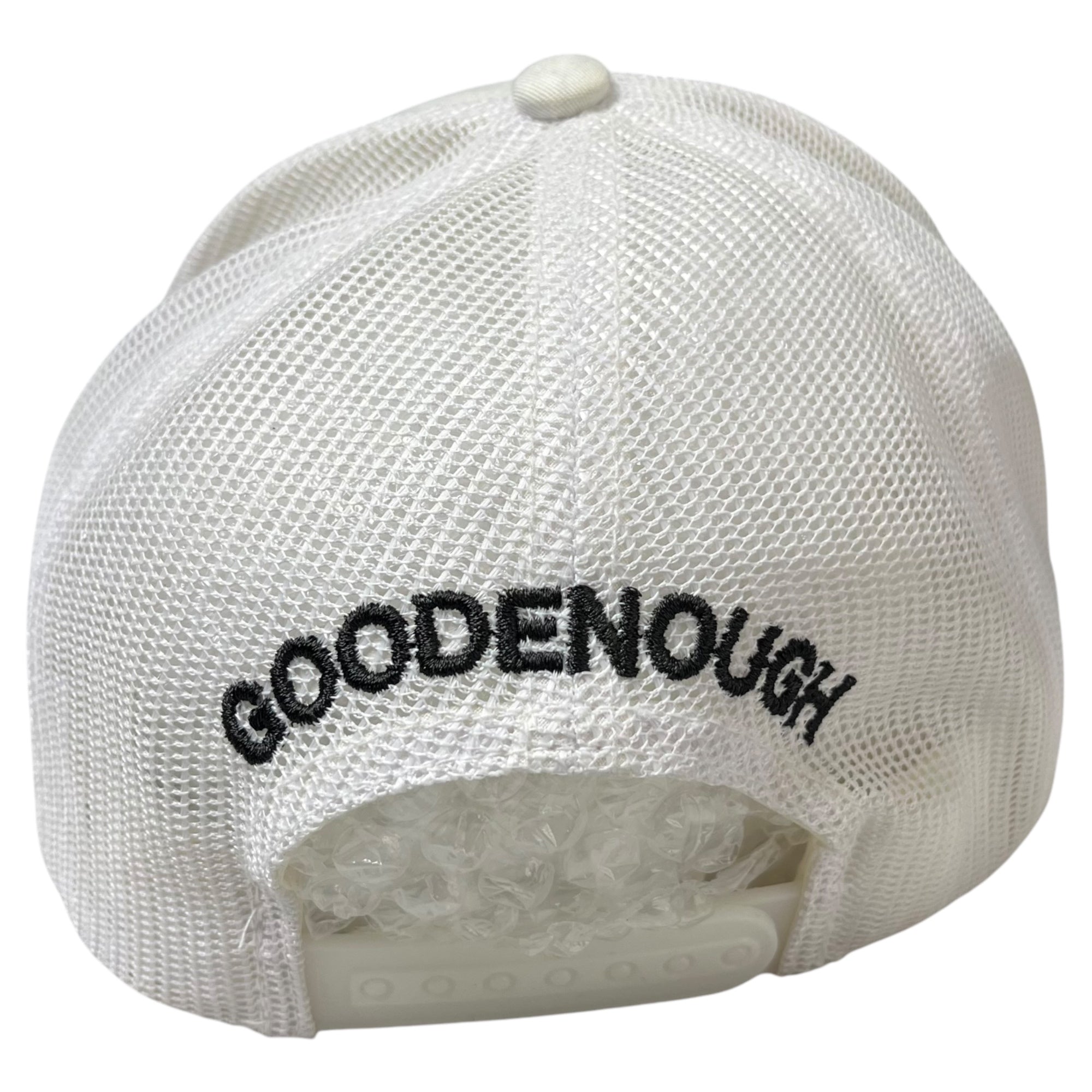 GOODENOUGH(グッドイナフ) "G" logo mesh switching B.B. cap 「G」ロゴ メッシュ 切替 B.B. キャップ 復刻品 ホワイト