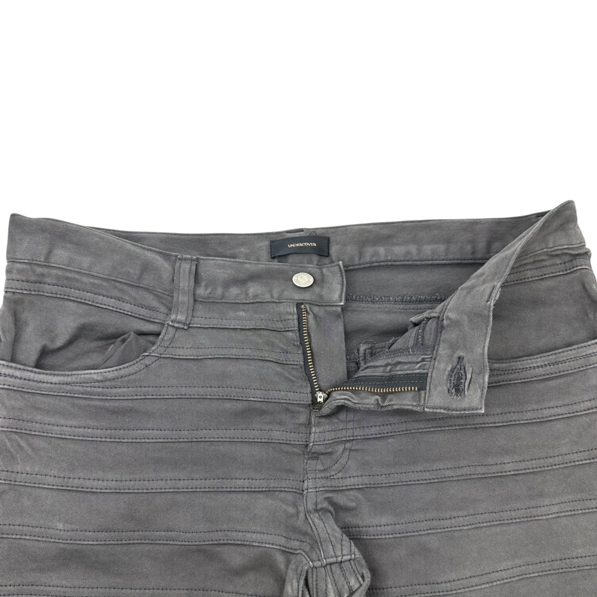 UNDERCOVER(アンダーカバー) 15SS TELEVISION Hagi Pants テレビジョン ハギ パンツ スキニー 04505-1 4(L) ブラック