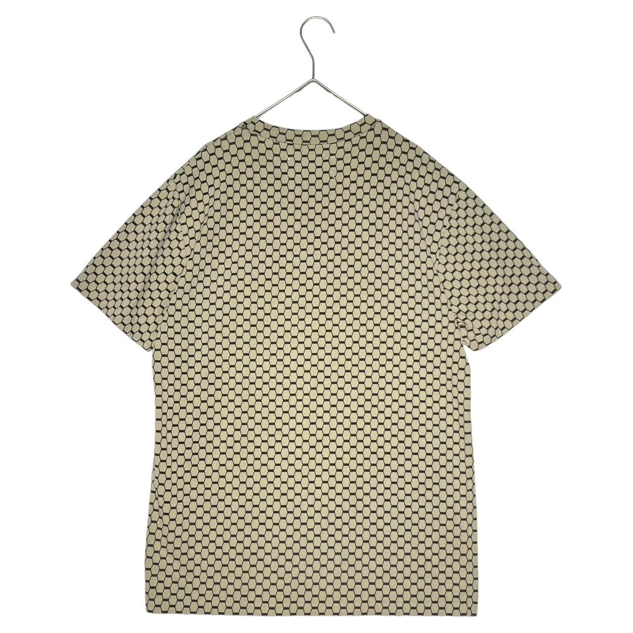 Maison Martin Margiela(メゾン マルタンマルジェラ) 02AW MISS DEANNA  Honeycomb pattern S/S T-shirt 本人期 ミスディアナ  ハニカム柄 半袖 Tシャツ M ベージュ アーカイブ