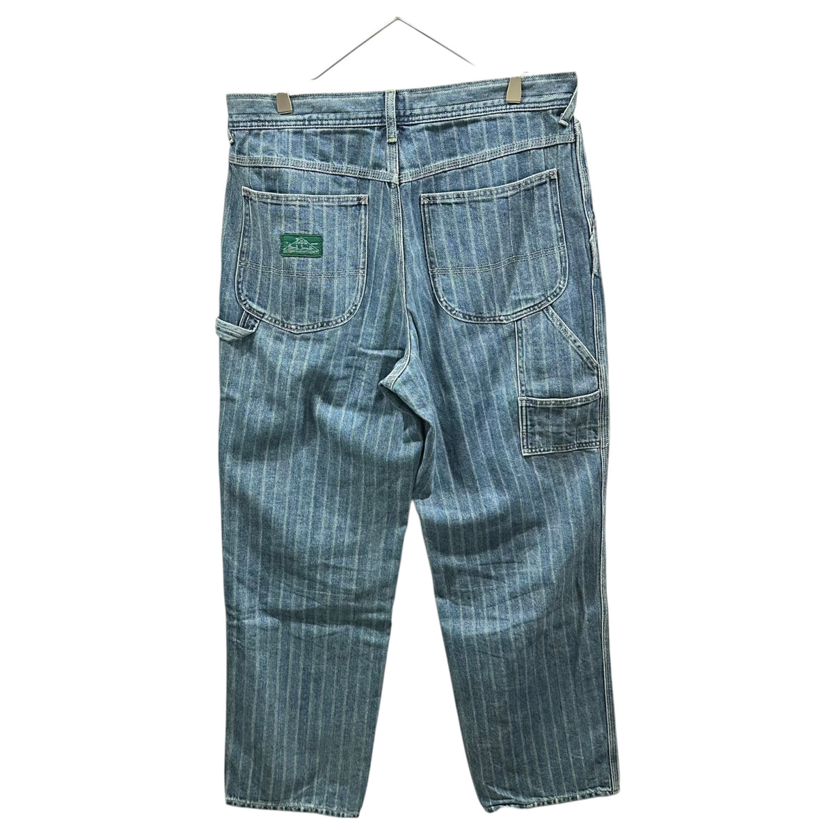 LEE×PAUL SMITH(リー×ポールスミス) 2025SS Wabash Chore Coverall ＆ Work Pants ウォバッシュチョア カバーオール ＆ ワーク パンツ LB0585 LB0586 L ライトインディゴ セットアップ 上下セット ストライプ