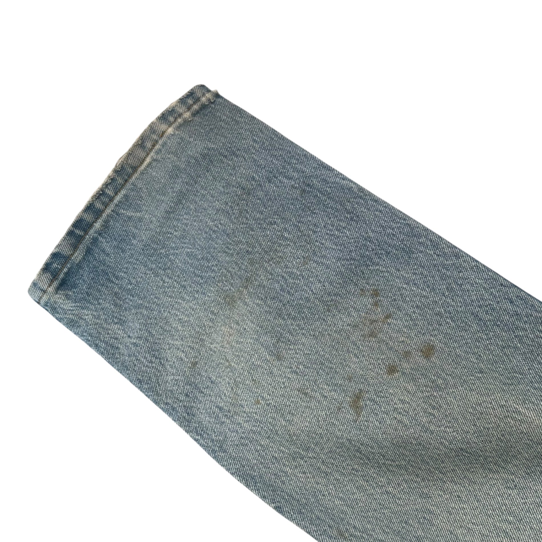 Levi's(リーバイス) 90's 501XX Crash Denim Pants クラッシュ デニム パンツ 501-0000 W33 L36 ライトインディゴ 1999年5月製造 90年代 ヴィンテージ ダメージ