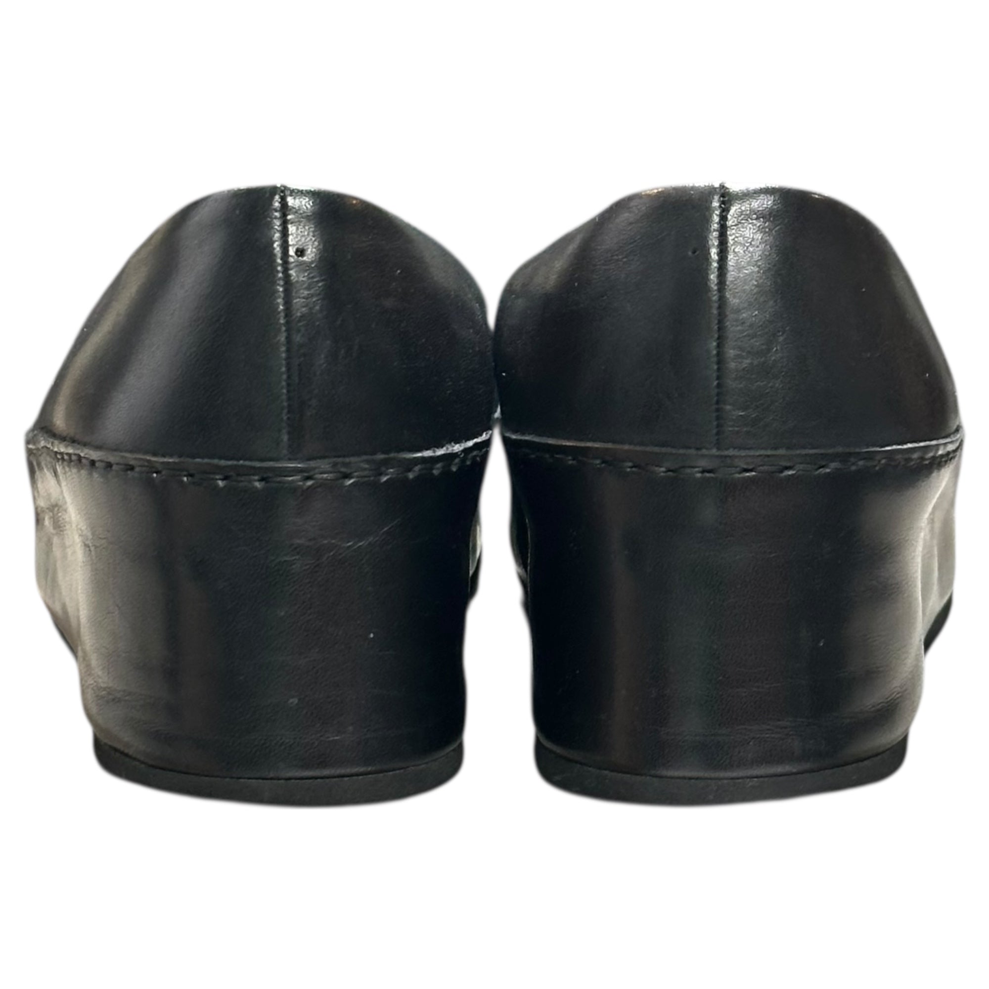 Y's(ワイズ) Platform Flats All Leather 厚底 オール レザー フラットシューズ パンプス YM-E05-761-2-3 3(23.5cm程度) ブラック