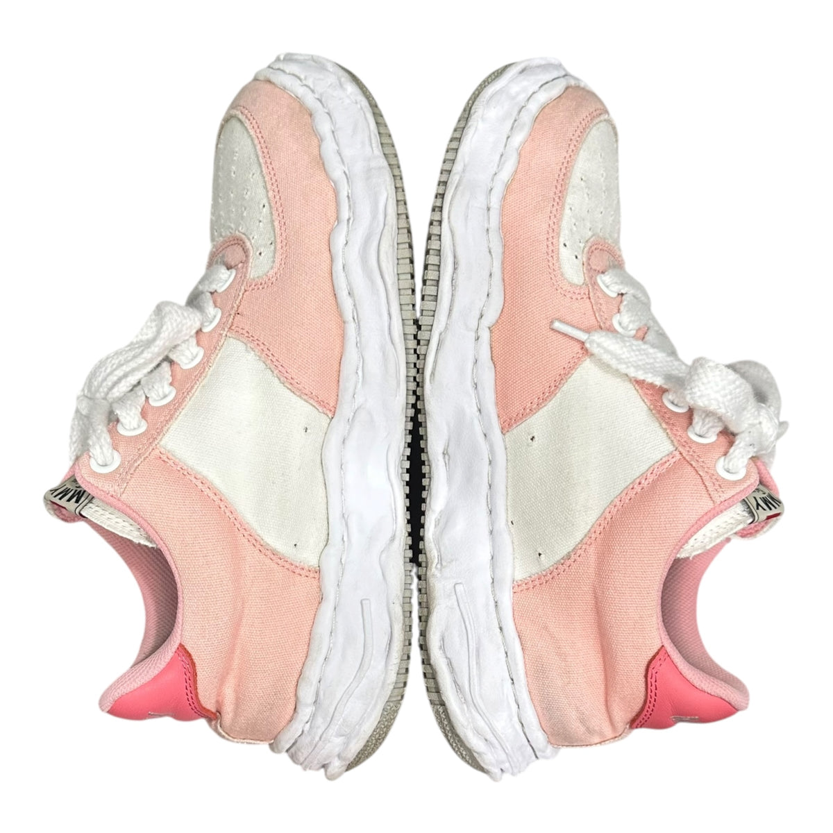 Maison MIHARA YASUHIRO(メゾンミハラヤスヒロ) WAYNE OG Sole Canvas Low-top Sneaker ウェイン ローカット スニーカー A10FW720 44(28cm程度) ピンク×ホウィト