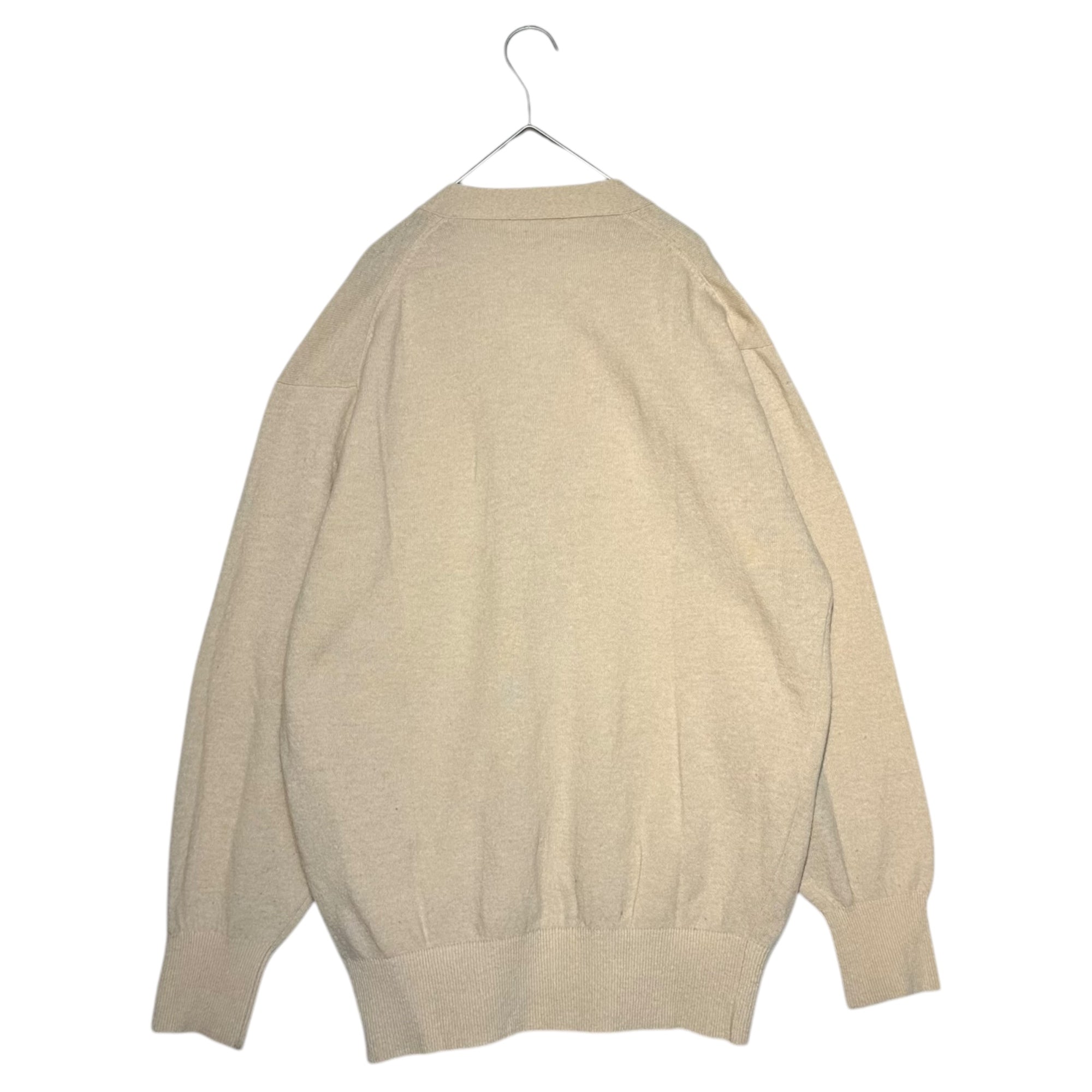 COMME des GARCONS HOMME(コムデギャルソンオム) 80's front pockets 5 button wool/nylon cardigan 80年代 フロント ポケット 5ボタン ウール/ナイロン カーディガン HN-050160 FREE ピンク AD表記無し 川久保玲 本人期
