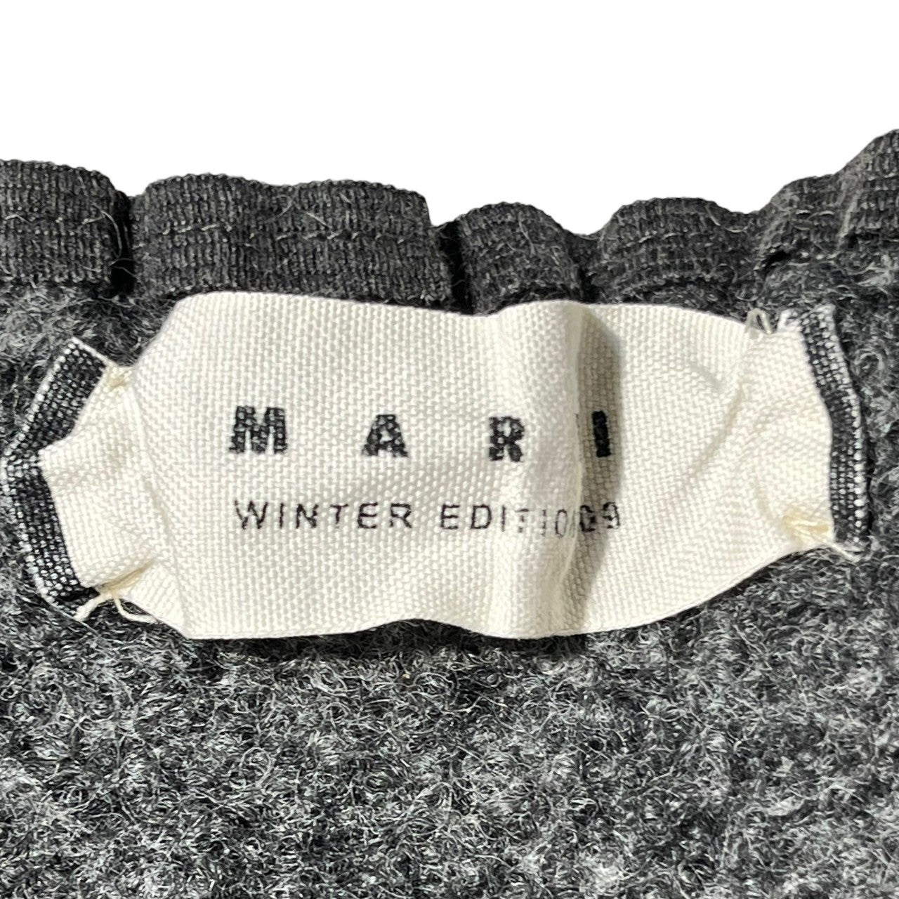 MARNI(マルニ) Full-length wool bustier 縮絨ウール 切替 ビスチェ SIZE 40(L) ピンク×グレー 09シーズン