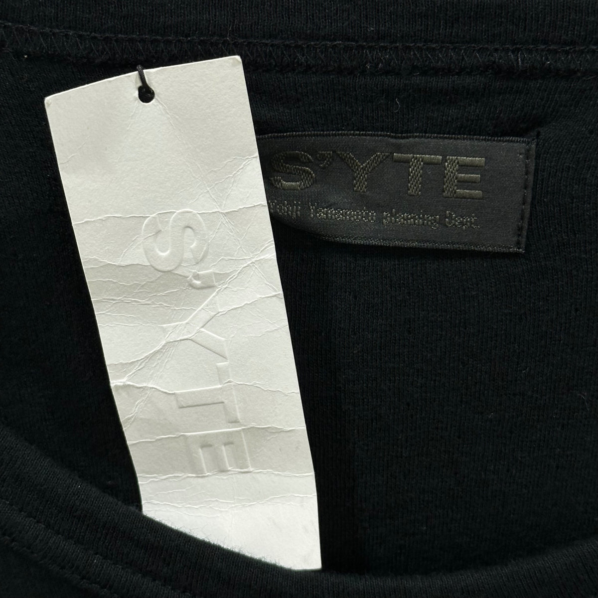 s'yte(サイト) Super-Long Cut-And-Sewn スーパー ロング カットソー UI-T23-010 3(L) ブラック