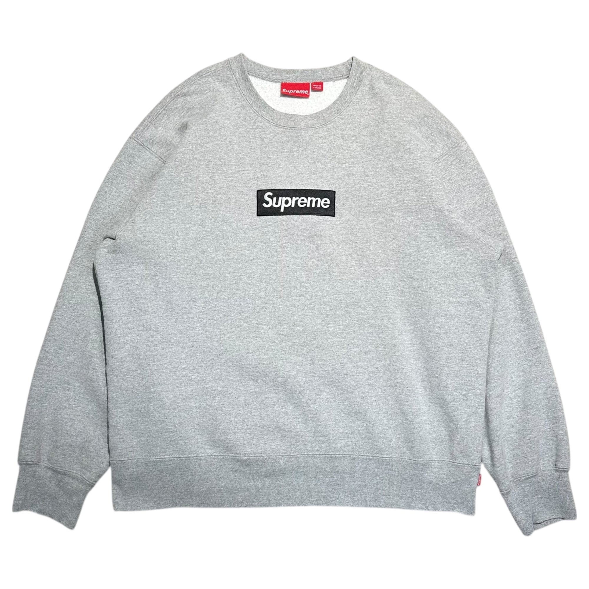SUPREME(シュプリーム) 22AW Box Logo Crewneck Heather Grey ボックスロゴ クルーネック スウェット L グレー 22FW