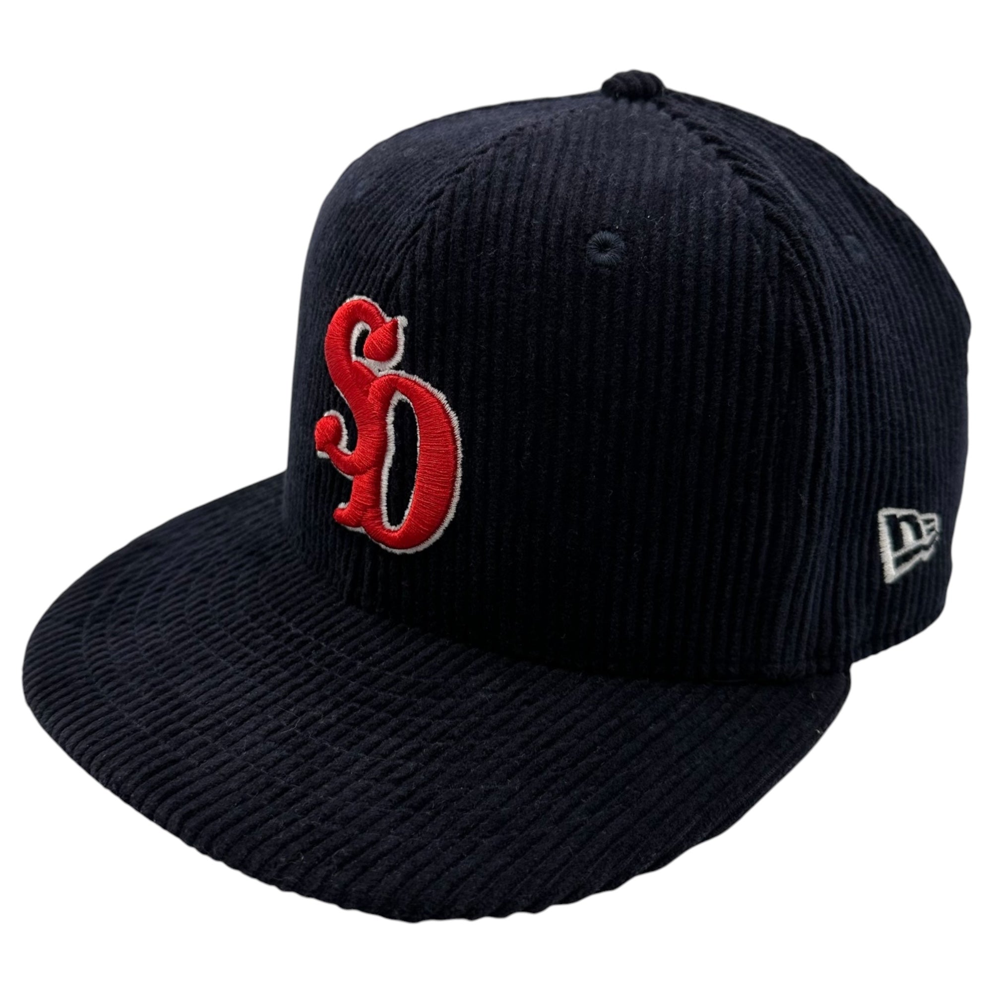 New Era × STANDARD CALIFORNIA(ニューエラ×スタンダードカリフォルニア) 59FIFTY Corduroy Logo Cap コーデュロイ ロゴ キャップ 7 1/4 ネイビー