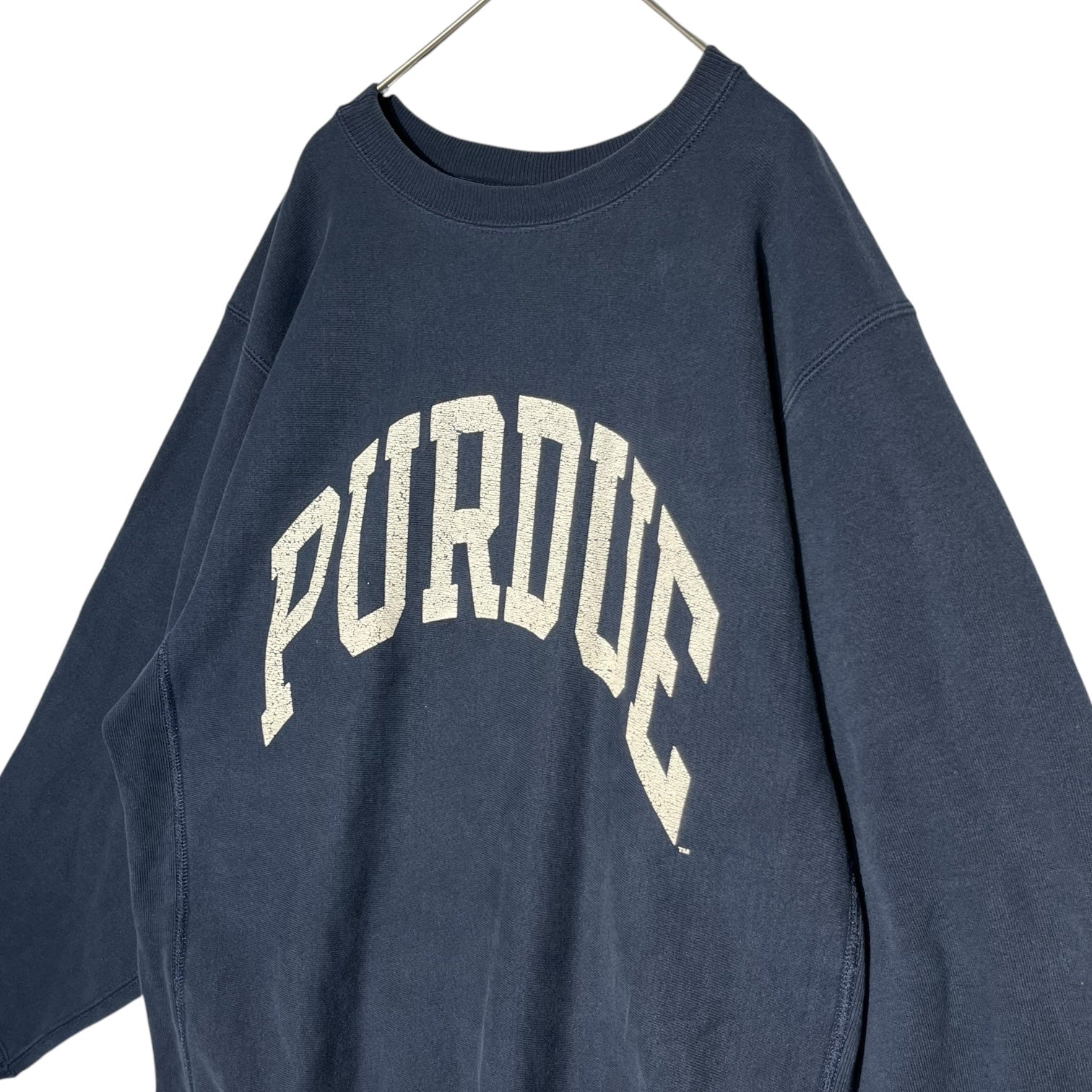 Champion(チャンピオン) 90's ”PUROUE” VINTAGE REVERSE WEAVE SWEAT SHIRT ヴィンテージ リバースウィーブ スウェット L ネイビー 90年代 トリコタグ