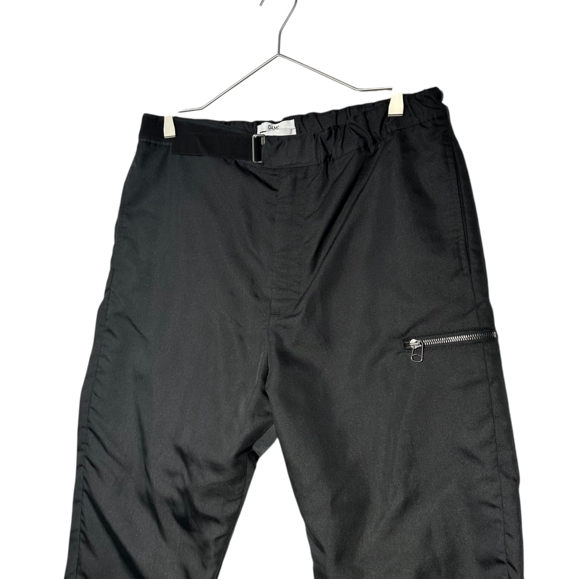 OAMC(オーエーエムシー) Side Zip Pocket Easy Tapered Pants サイドジップ ポケット イージー テーパード パンツ OAMN30333 S ブラック