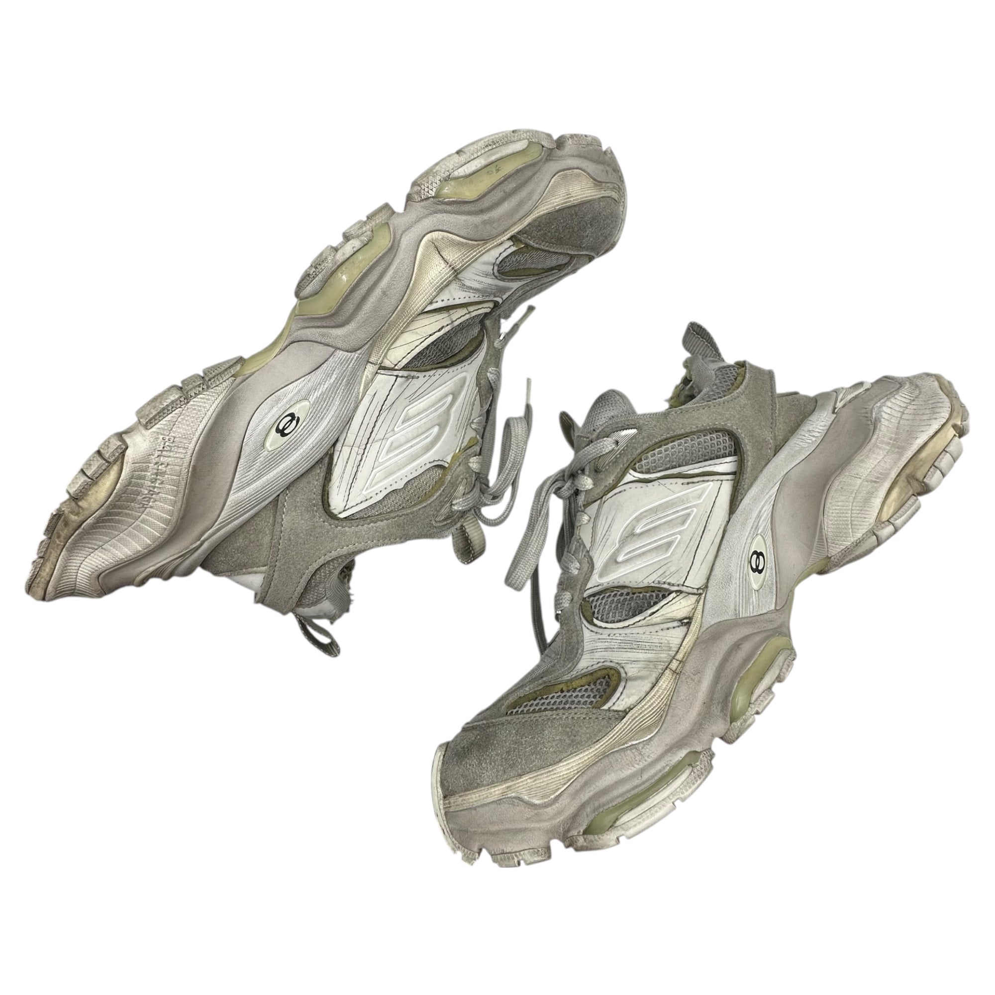 BALENCIAGA(バレンシアガ) CARGO カーゴ ヴィンテージ加工 スニーカー 785754 27.5cm グレー×ホワイト