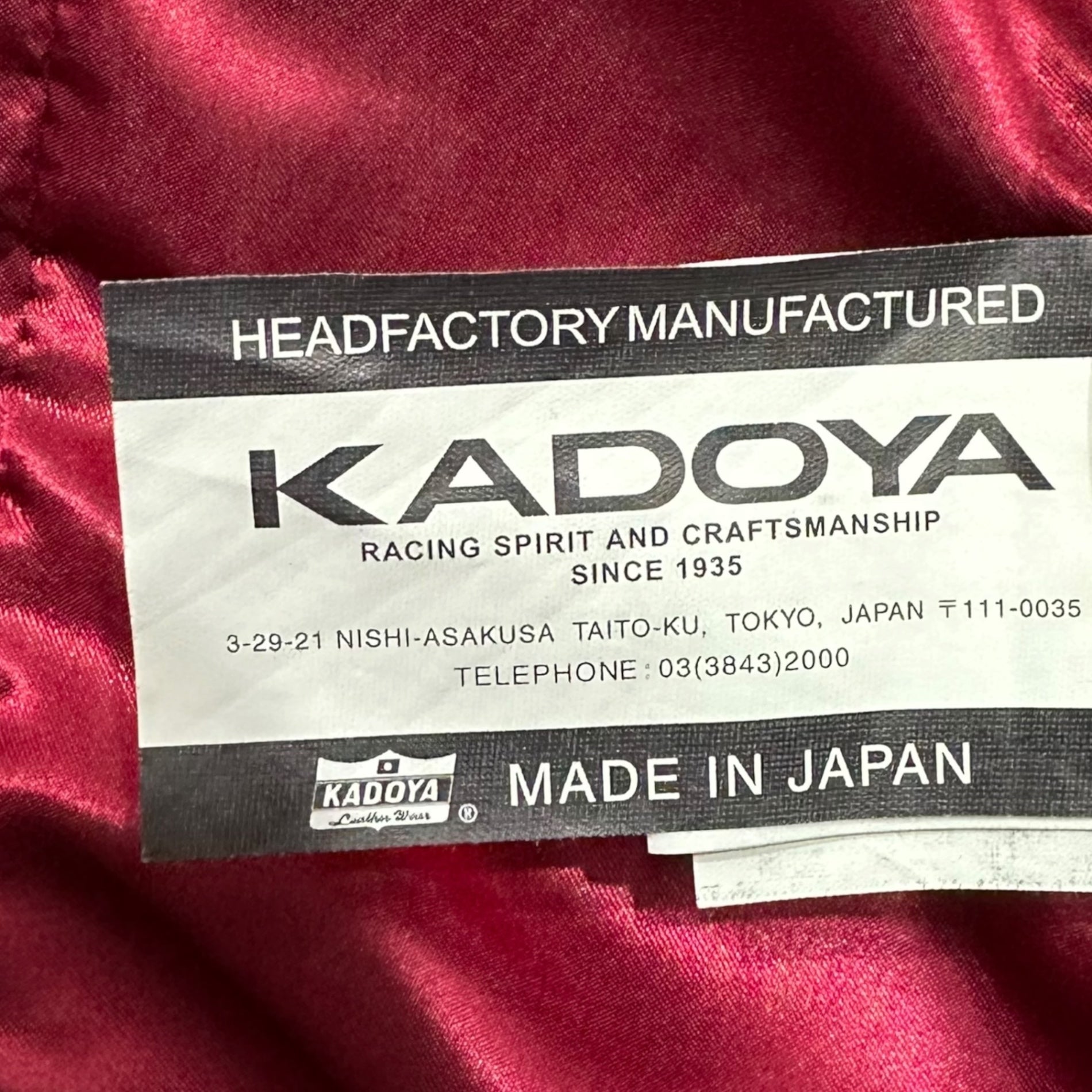 KADOYA(カドヤ) LBS-JAC スポーツ型 シングル ライダース ジャケット LBS018 L ブラック レザー 牛革