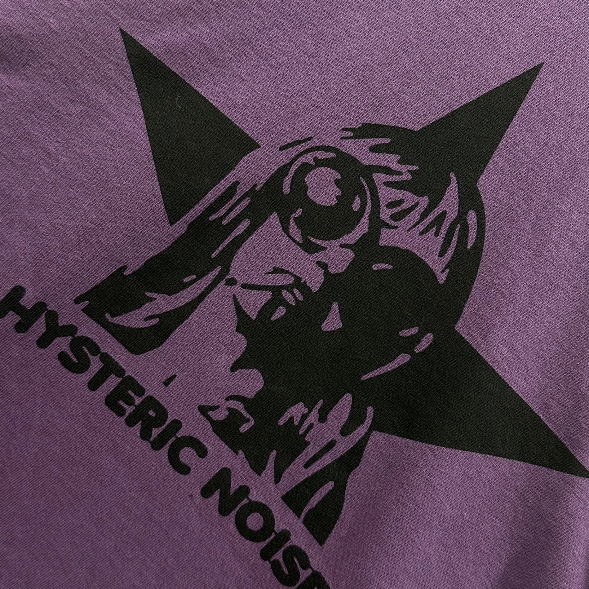 HYSTERIC GLAMOUR(ヒステリックグラマー) HYSTERIC NOISE T-SHIRT ヒステリック ノイズ 長袖 Tシャツ 02253CL04 XL パープル ロンT